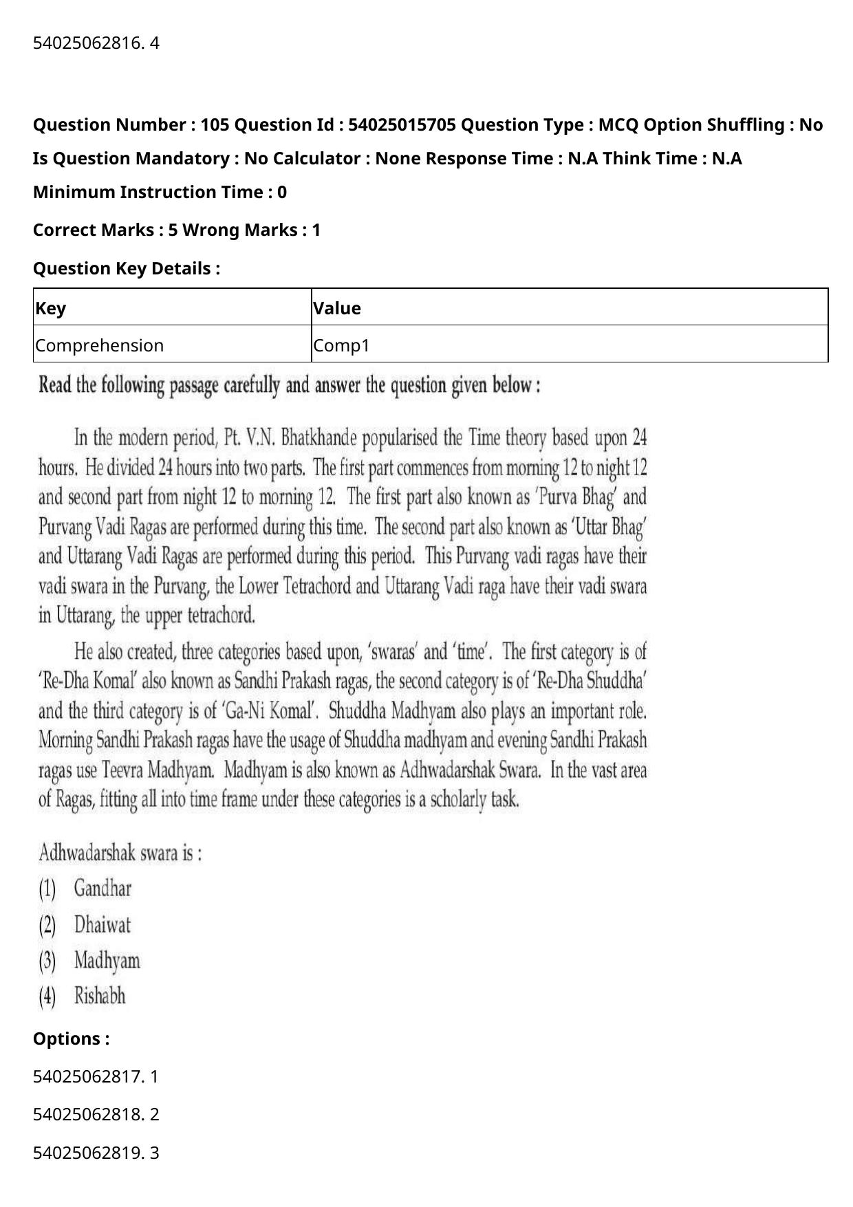 CUET 2023 English Hindi Shift 2 Question Papers - Page 149