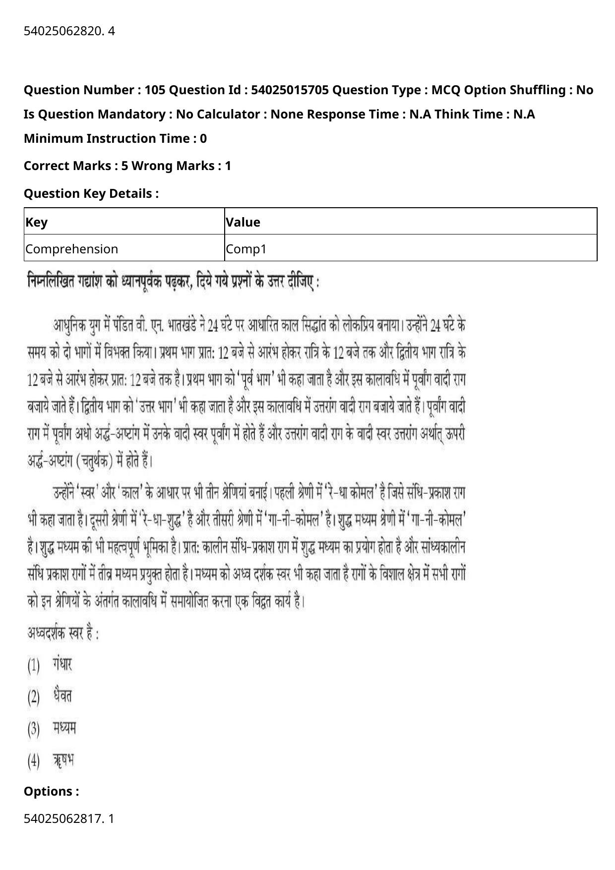 CUET 2023 English Hindi Shift 2 Question Papers - Page 150