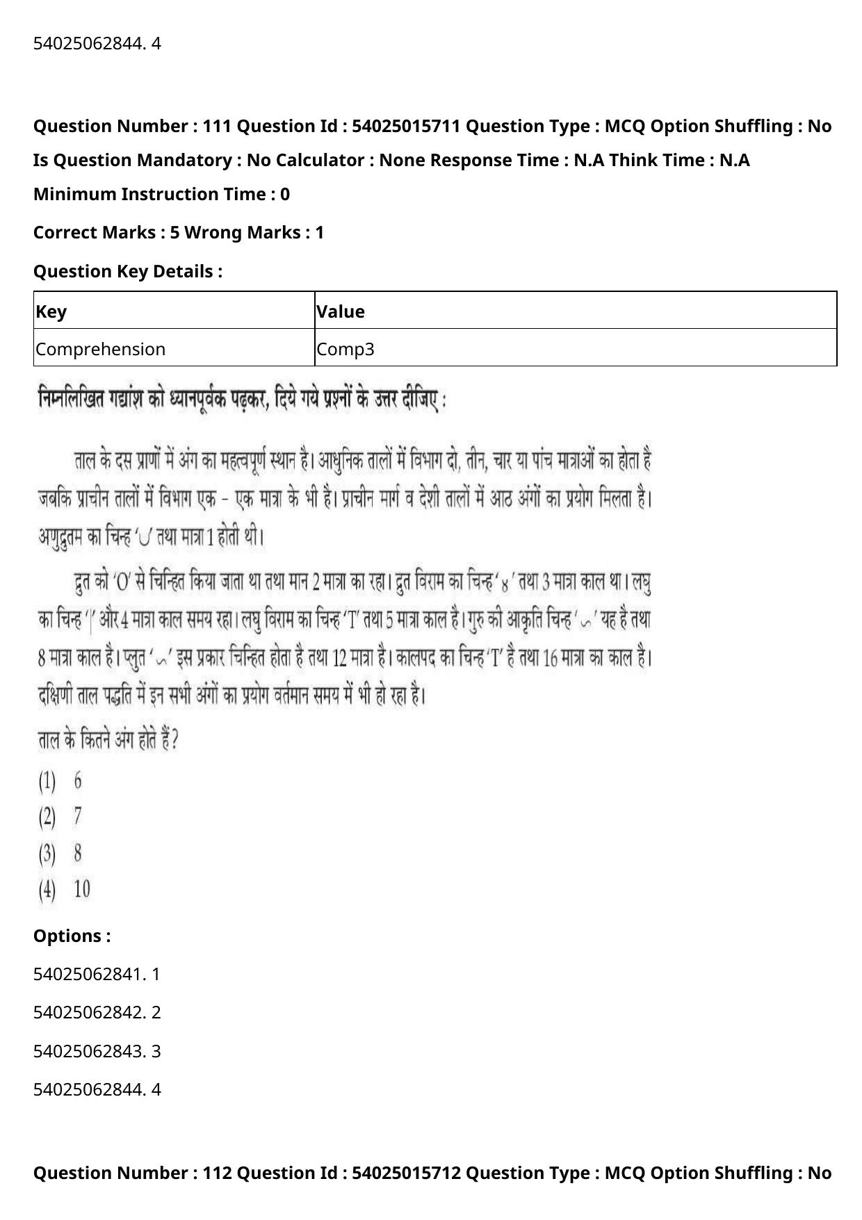CUET 2023 English Hindi Shift 2 Question Papers - Page 172