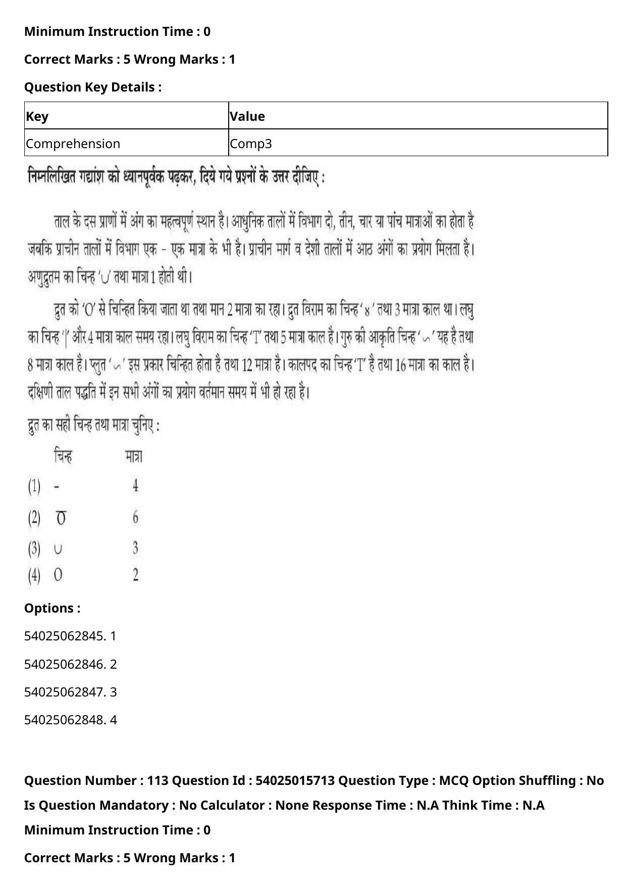 CUET 2023 English Hindi Shift 2 Question Papers - Page 174