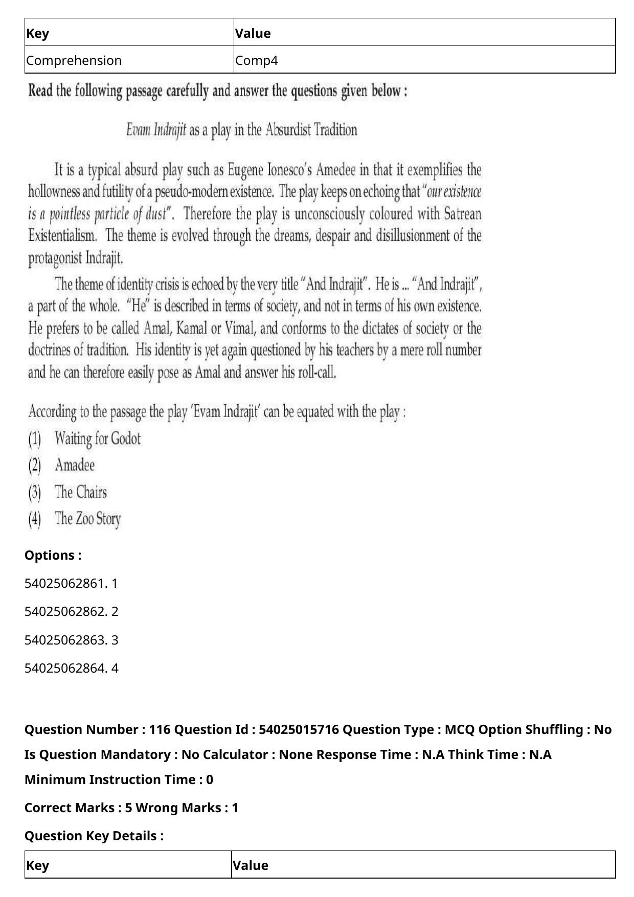 CUET 2023 English Hindi Shift 2 Question Papers - Page 181