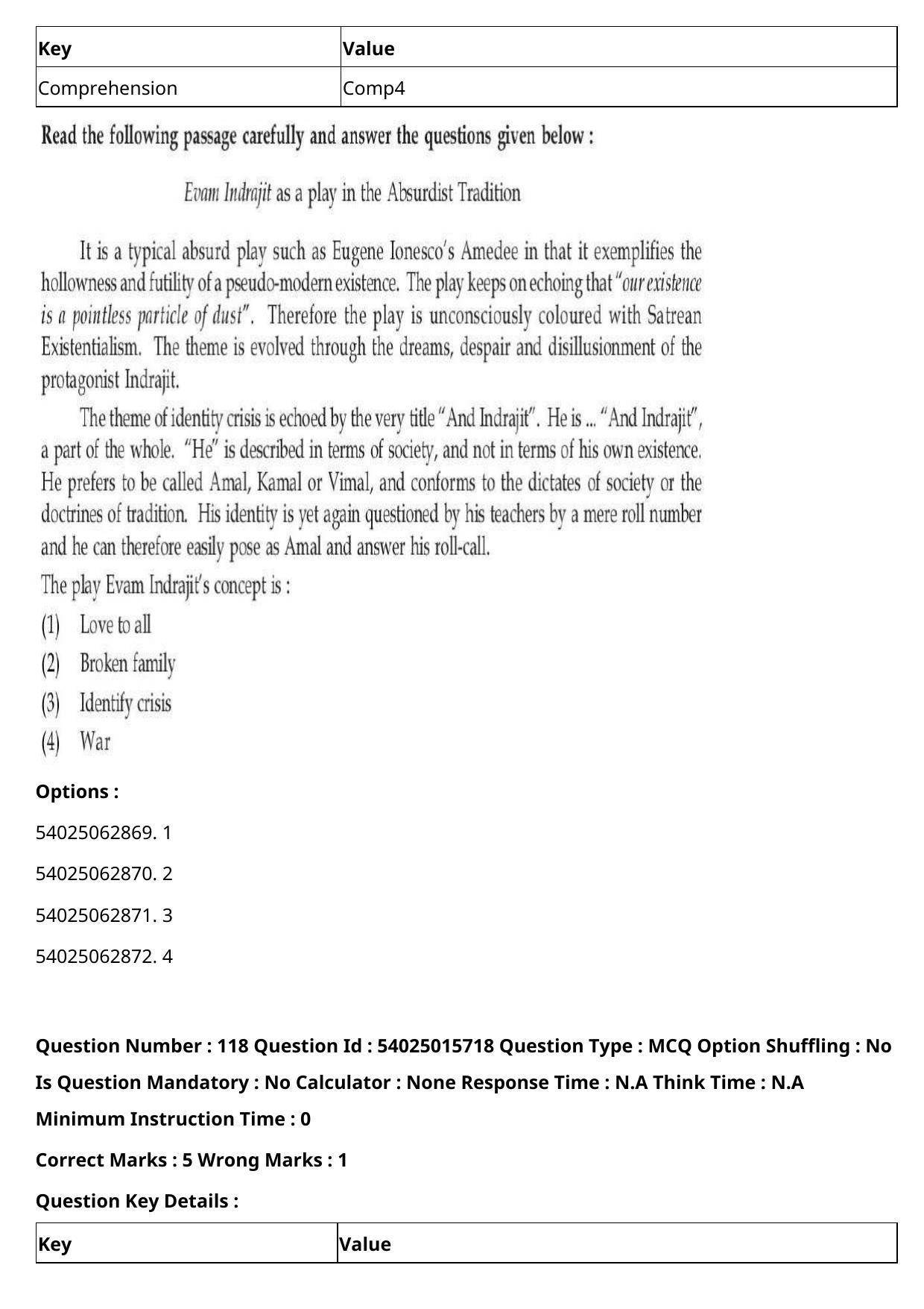 CUET 2023 English Hindi Shift 2 Question Papers - Page 185
