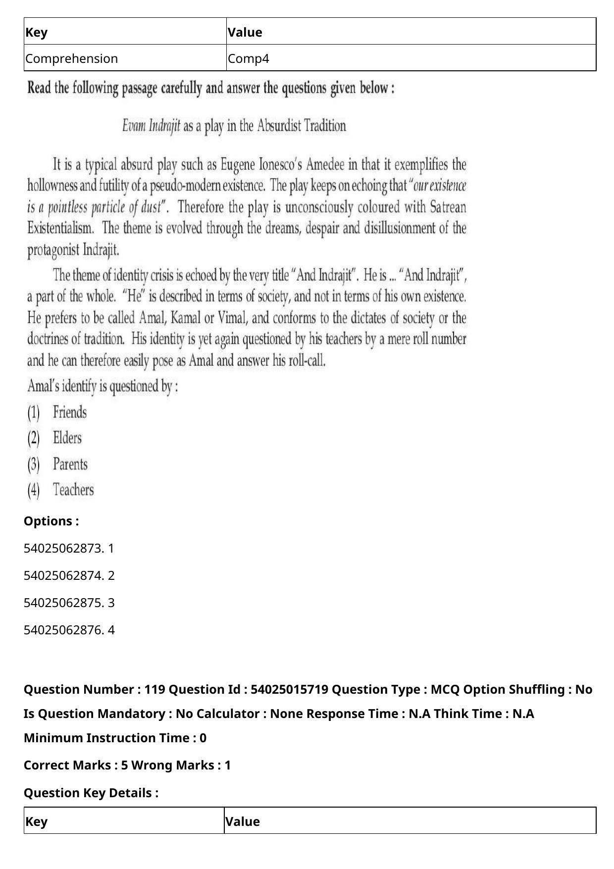 CUET 2023 English Hindi Shift 2 Question Papers - Page 187