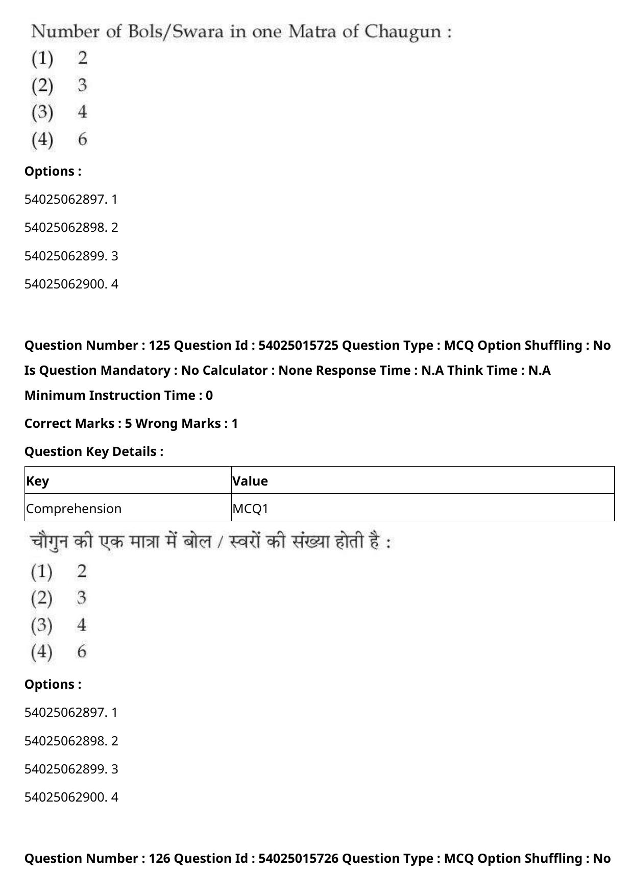 CUET 2023 English Hindi Shift 2 Question Papers - Page 197