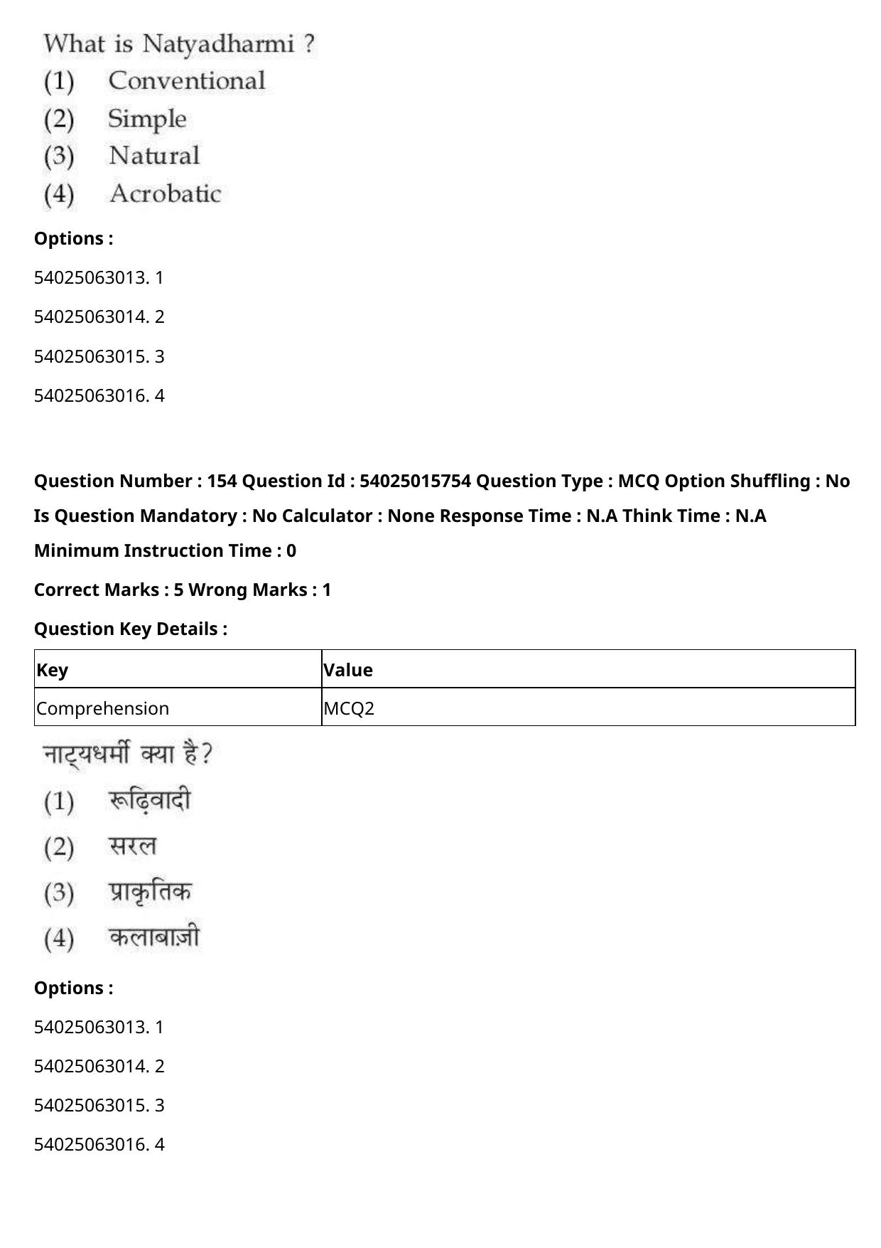 CUET 2023 English Hindi Shift 2 Question Papers - Page 239