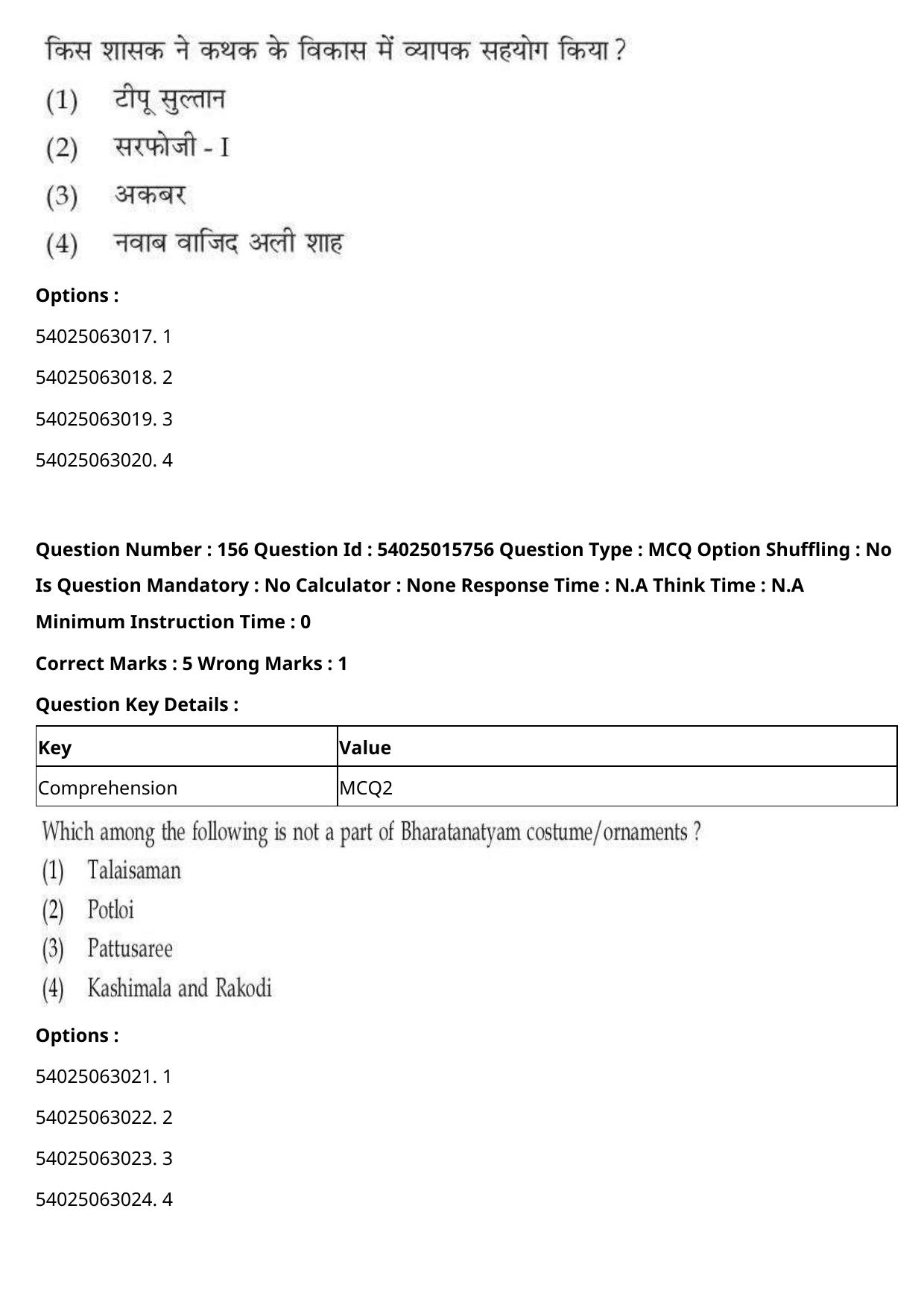 CUET 2023 English Hindi Shift 2 Question Papers - Page 241
