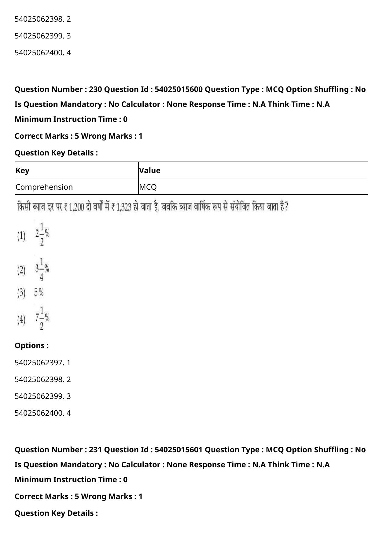 CUET 2023 English Hindi Shift 2 Question Papers - Page 356