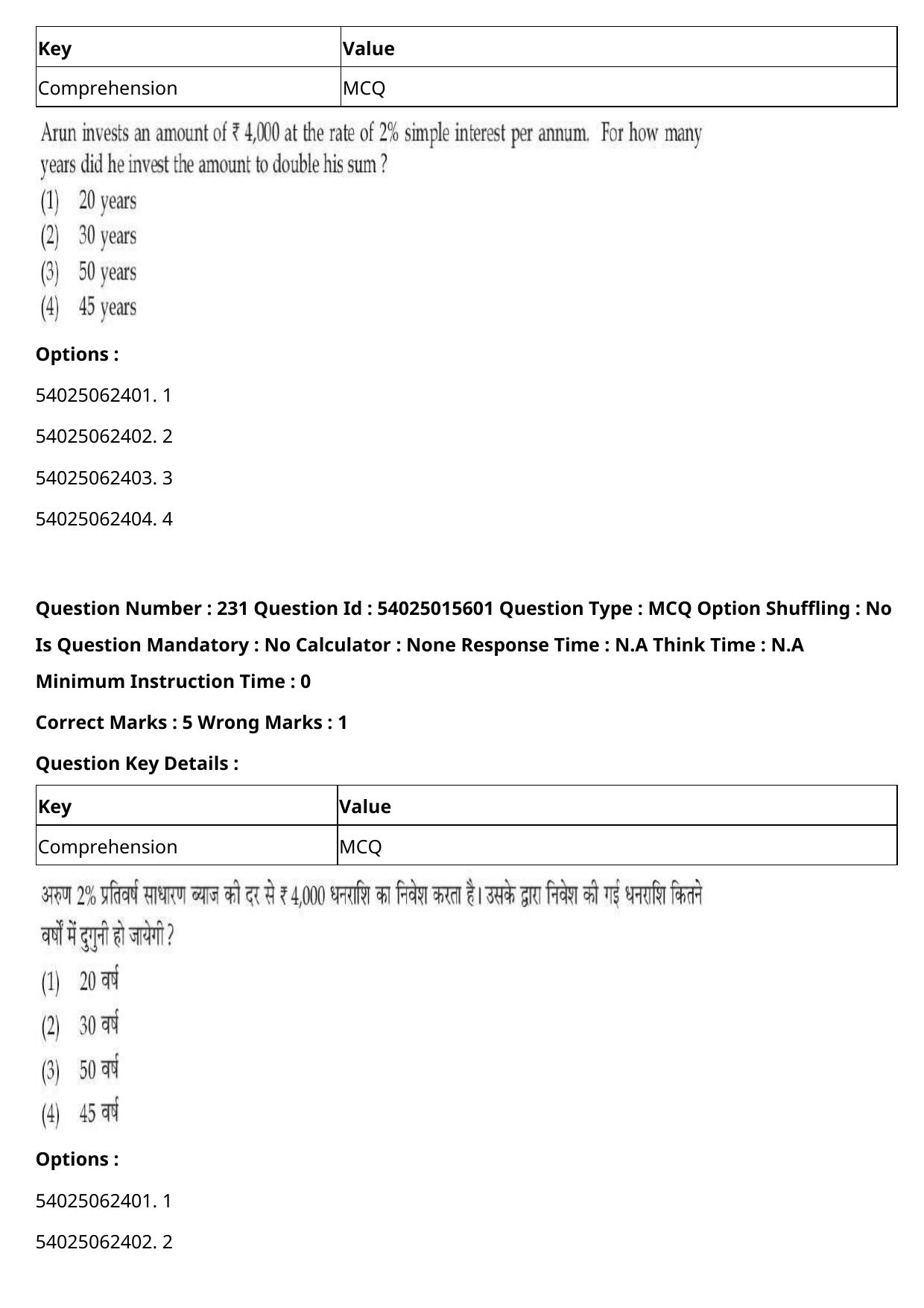 CUET 2023 English Hindi Shift 2 Question Papers - Page 357
