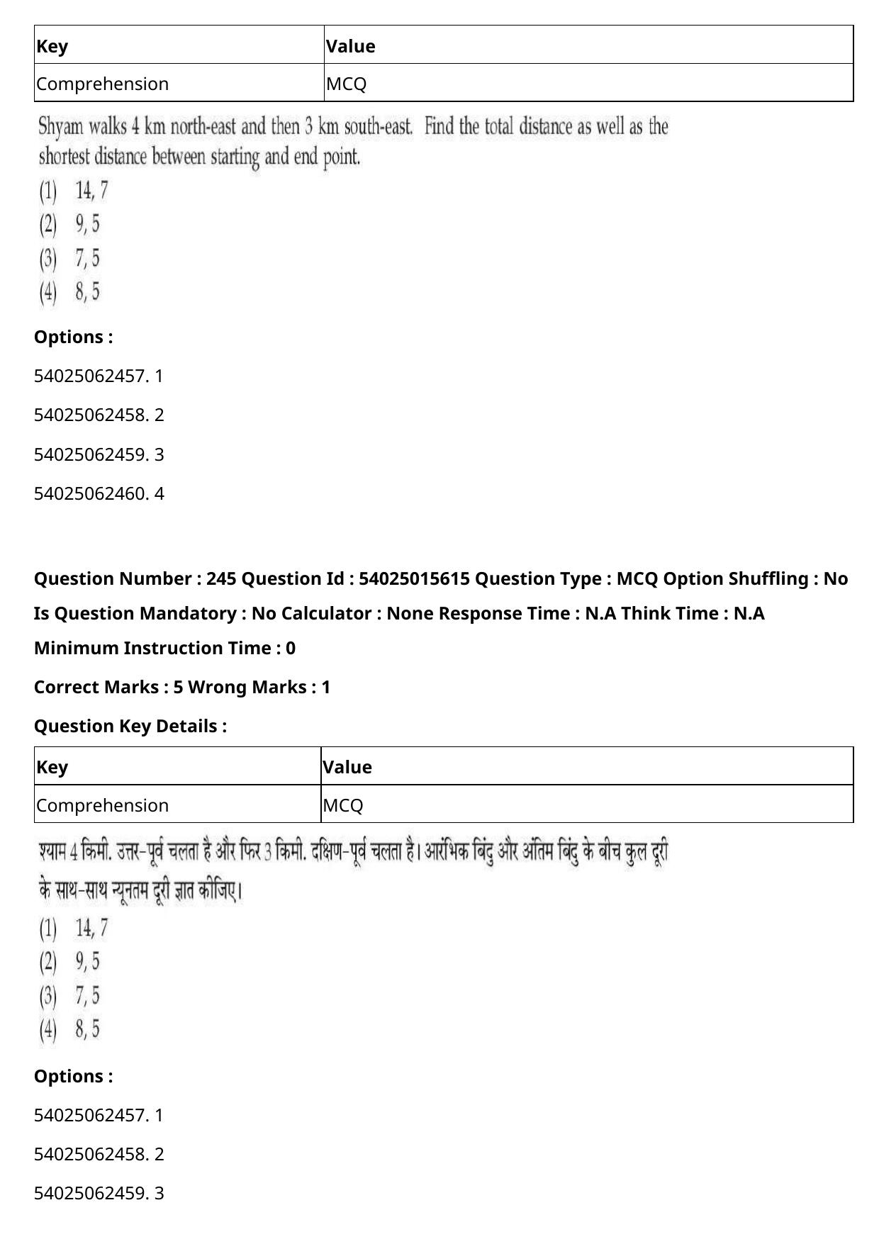 CUET 2023 English Hindi Shift 2 Question Papers - Page 378