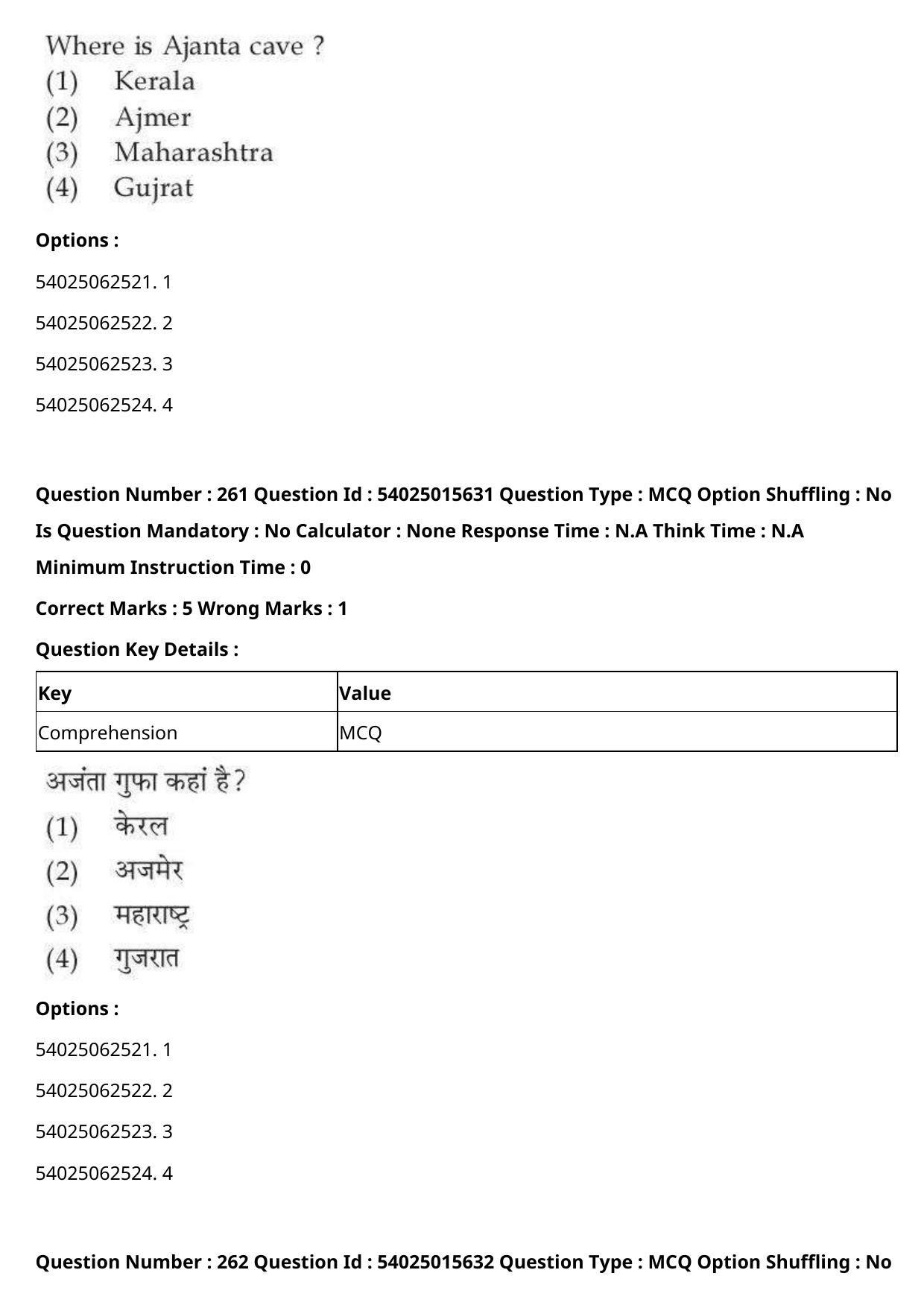 CUET 2023 English Hindi Shift 2 Question Papers - Page 406