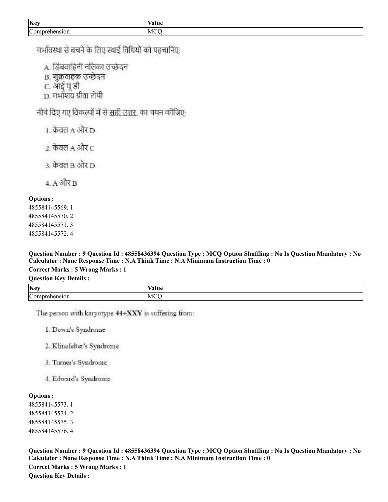 CUET 2023 English Hindi Shift 3 Question Papers  - Page 10