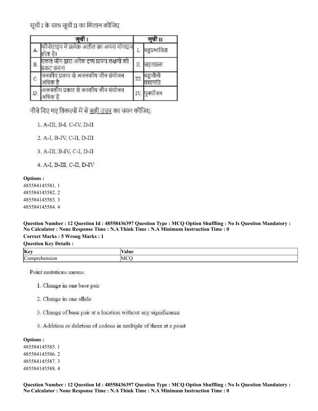 CUET 2023 English Hindi Shift 3 Question Papers  - Page 14