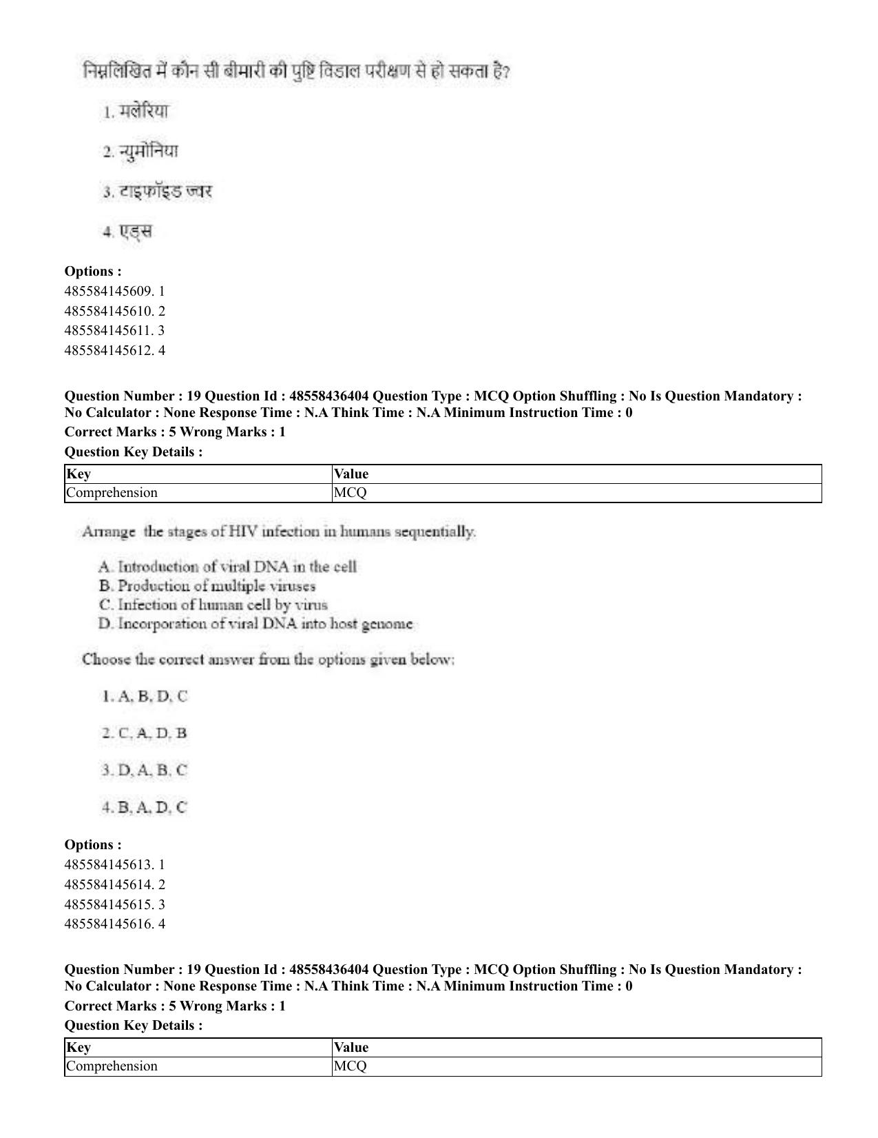 CUET 2023 English Hindi Shift 3 Question Papers  - Page 21