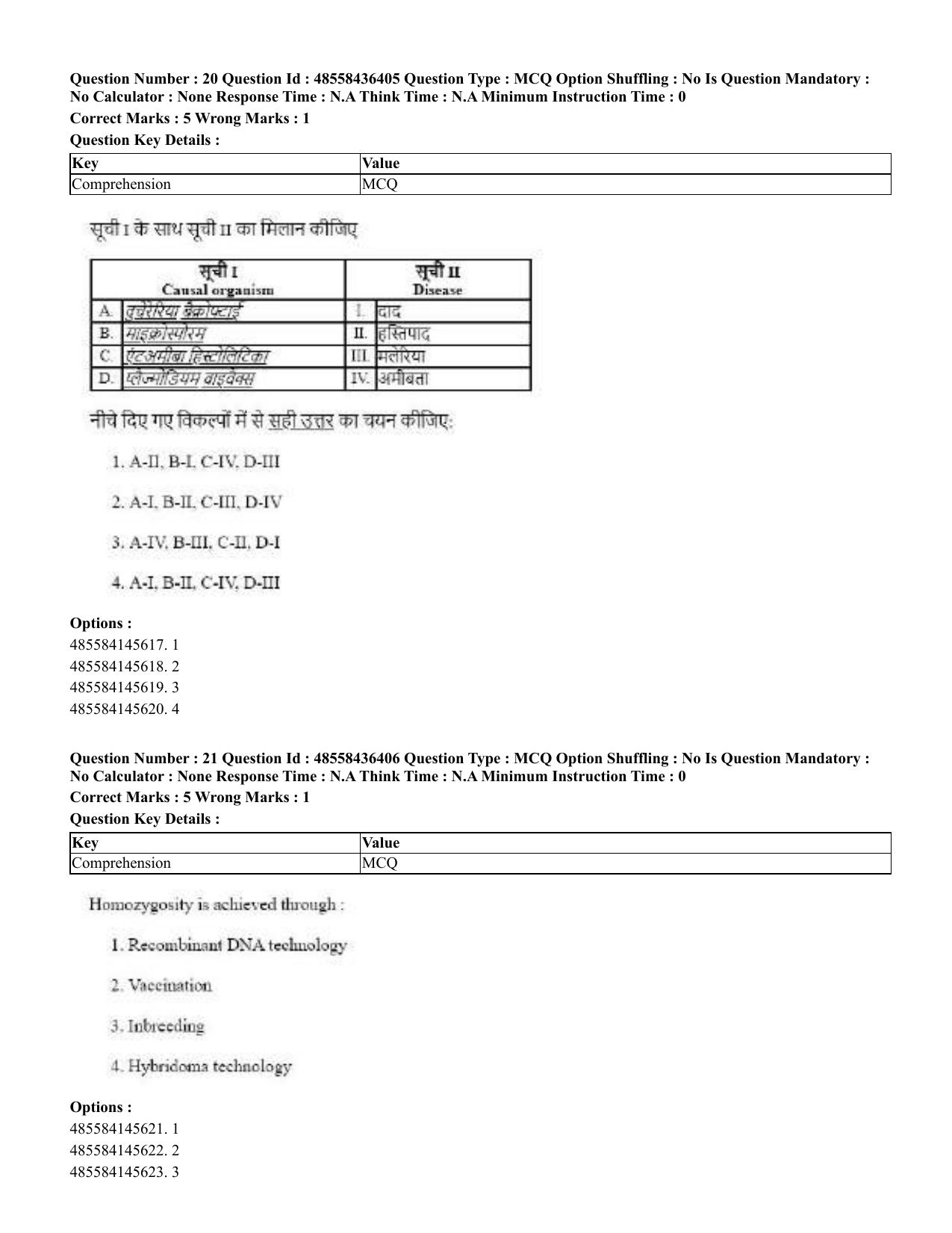 CUET 2023 English Hindi Shift 3 Question Papers  - Page 23