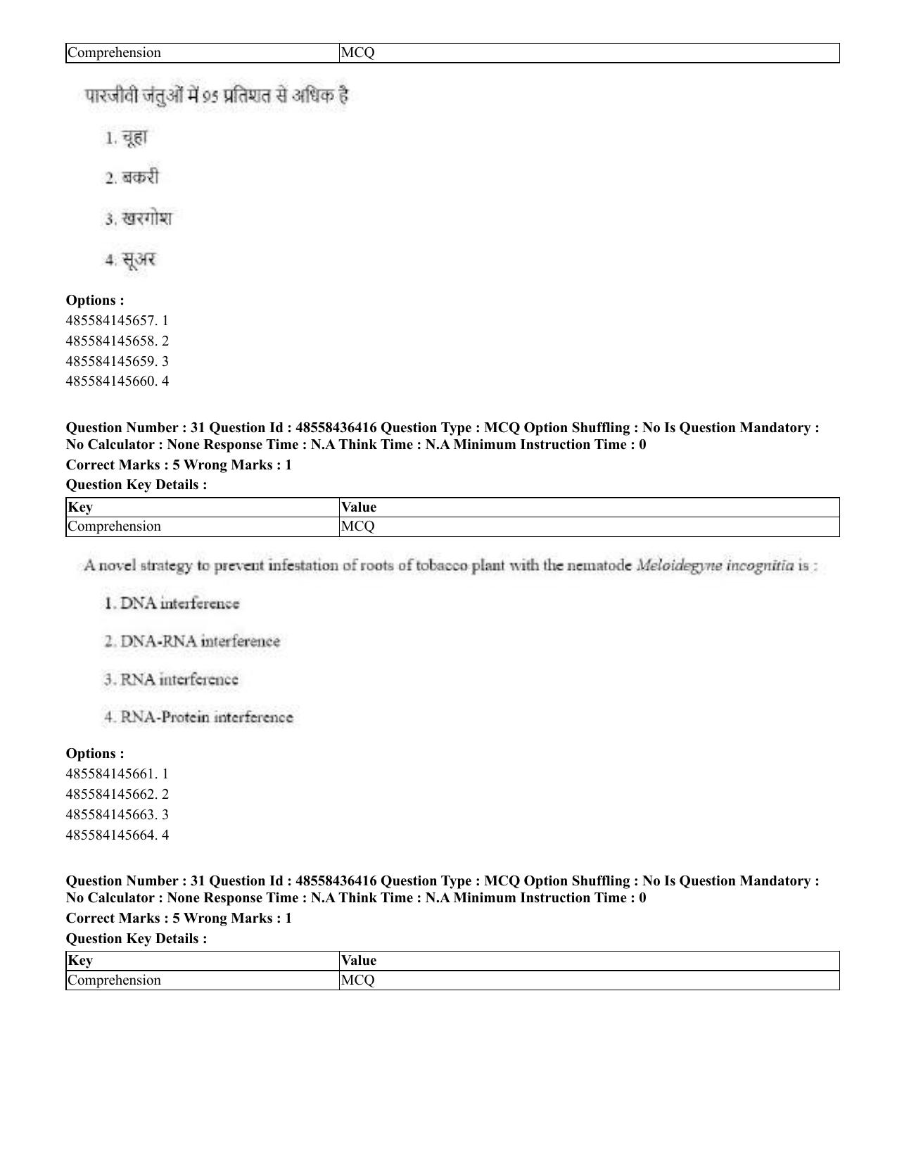 CUET 2023 English Hindi Shift 3 Question Papers  - Page 34