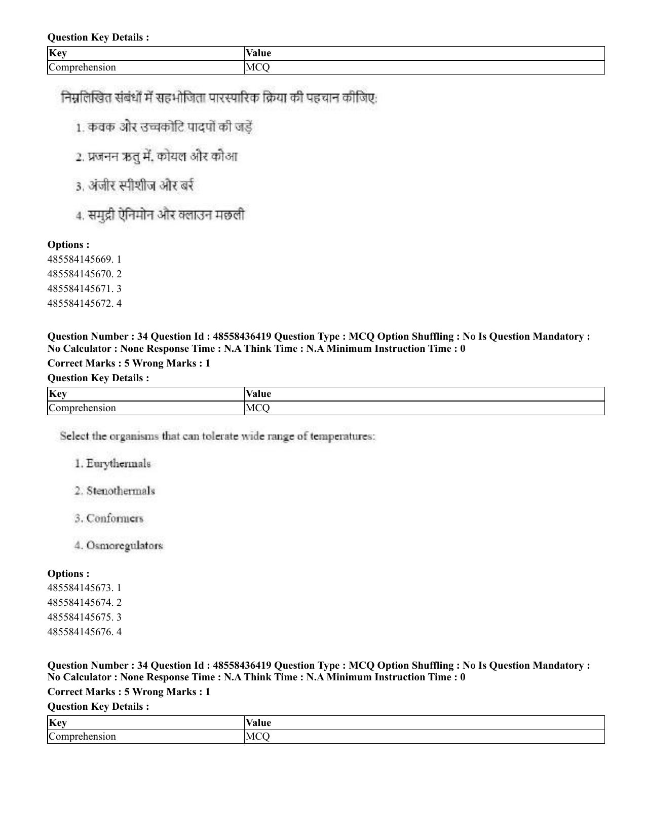 CUET 2023 English Hindi Shift 3 Question Papers  - Page 37