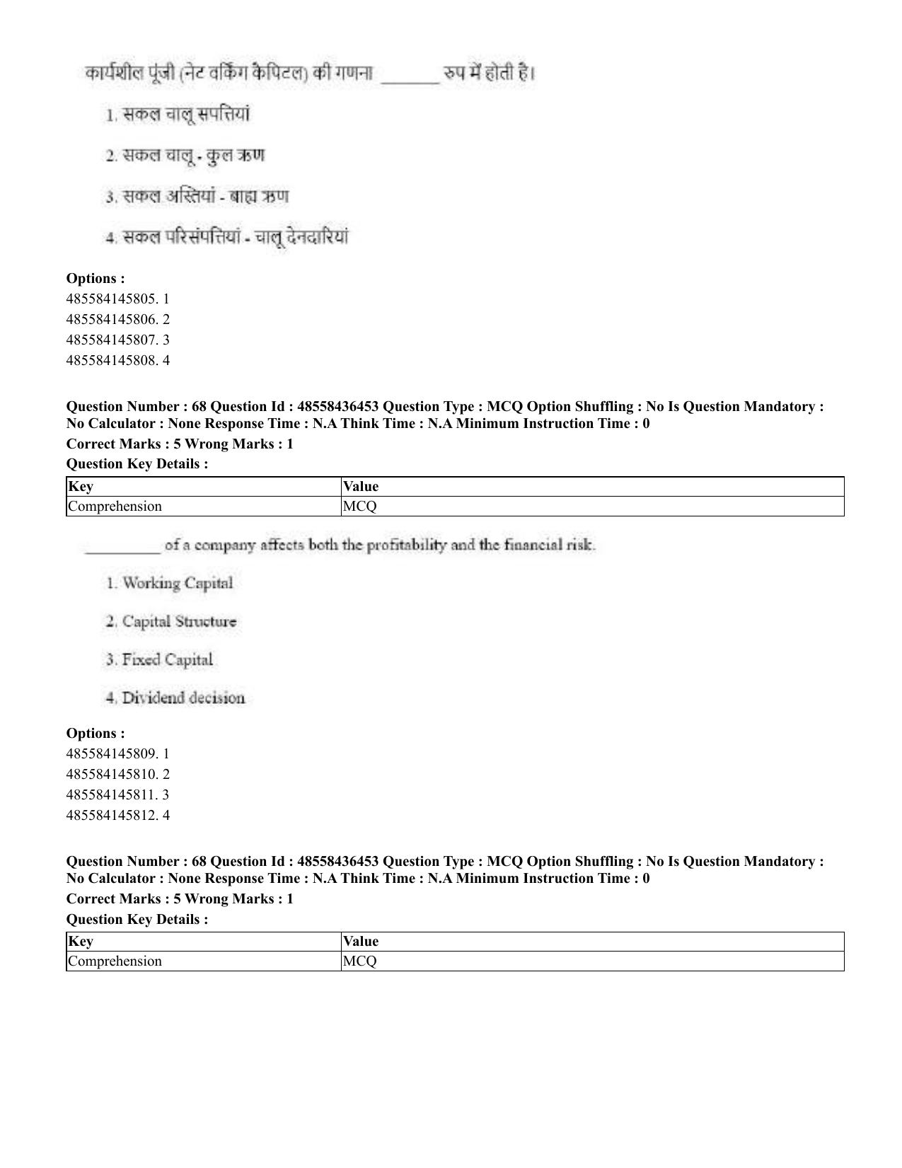 CUET 2023 English Hindi Shift 3 Question Papers  - Page 78