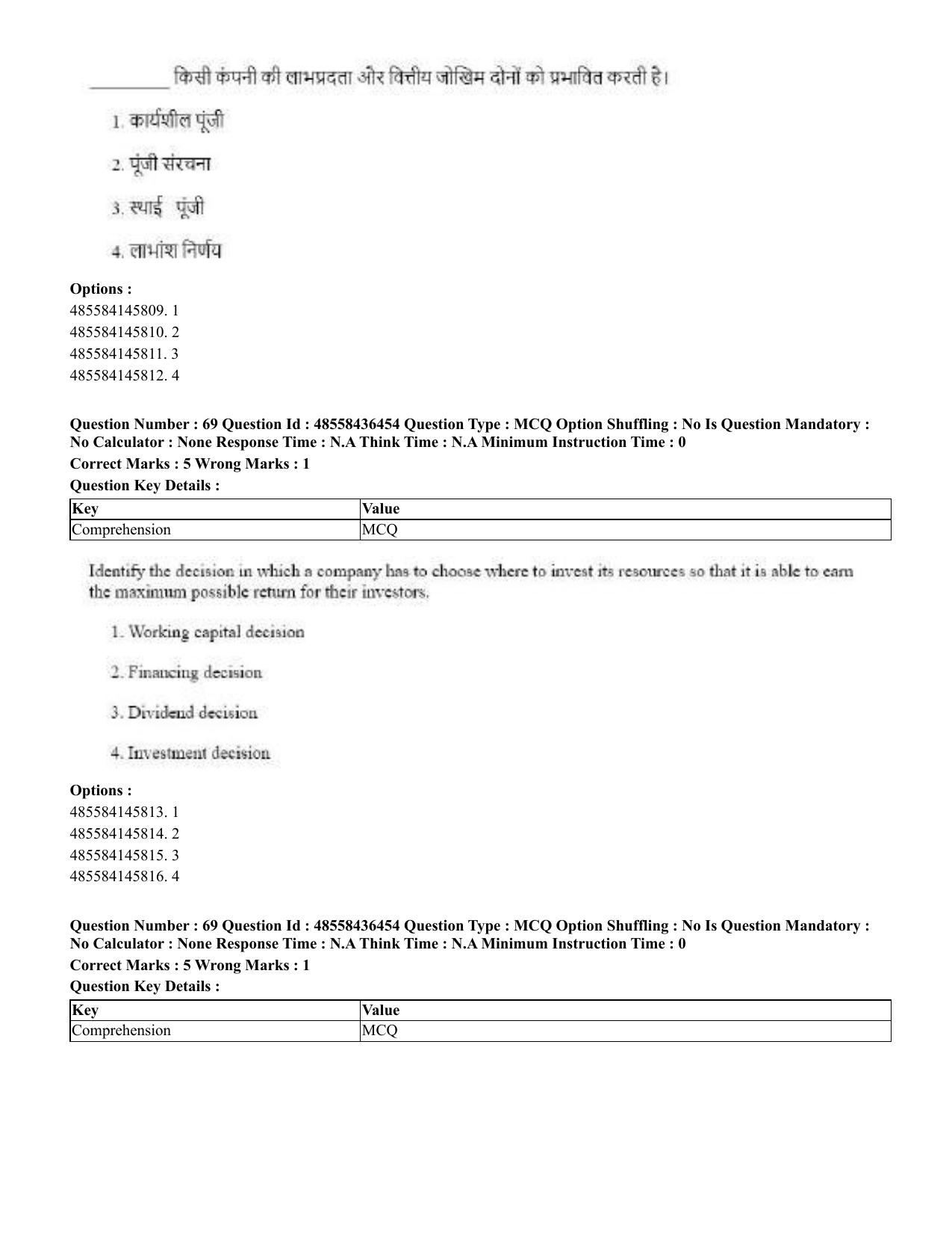 CUET 2023 English Hindi Shift 3 Question Papers  - Page 79