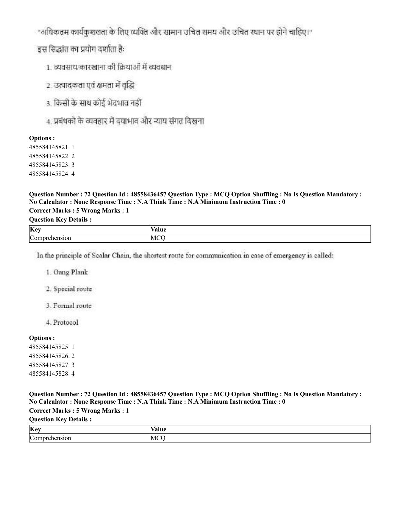 CUET 2023 English Hindi Shift 3 Question Papers  - Page 82