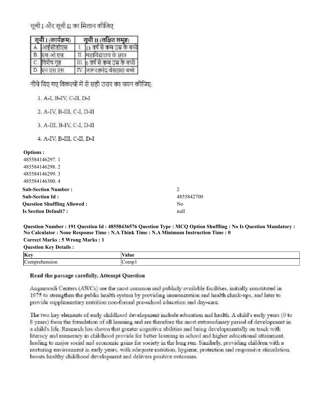 CUET 2023 English Hindi Shift 3 Question Papers  - Page 226