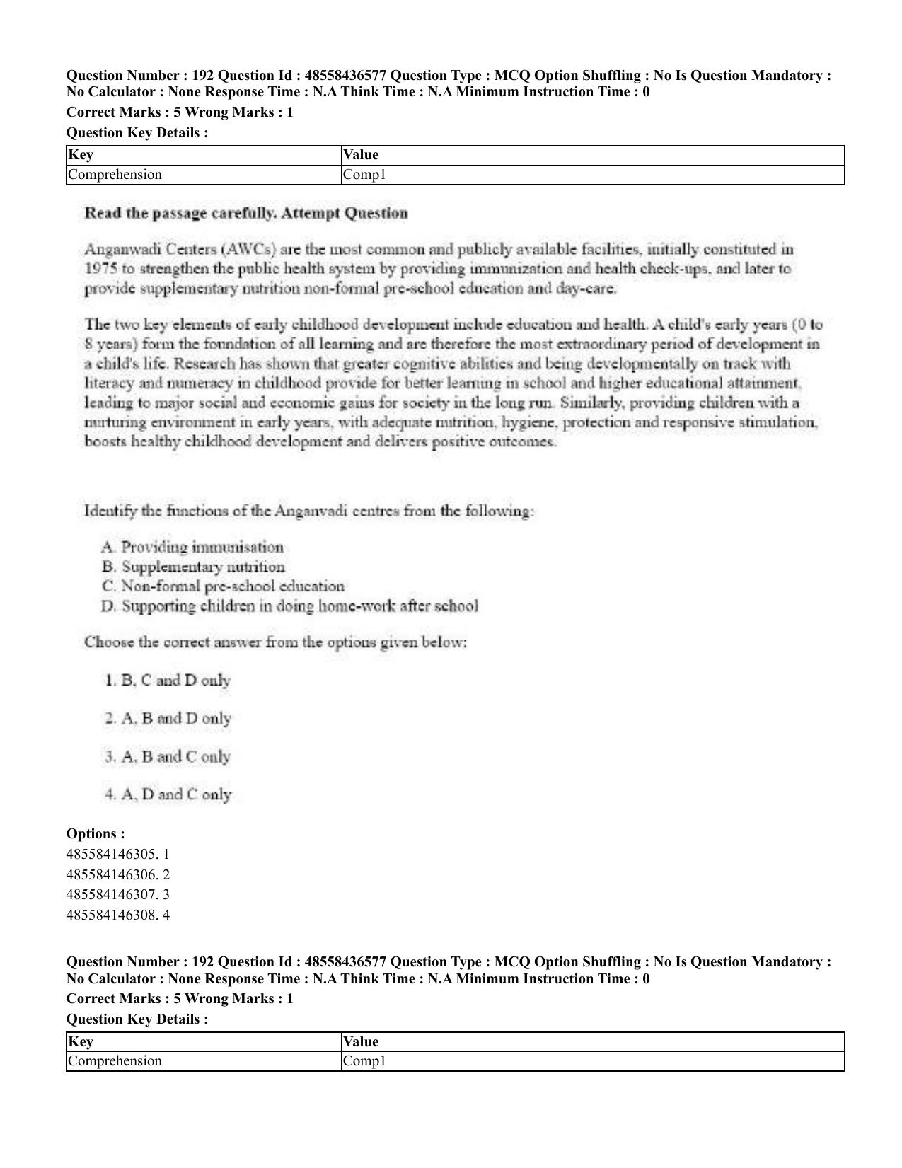 CUET 2023 English Hindi Shift 3 Question Papers  - Page 228