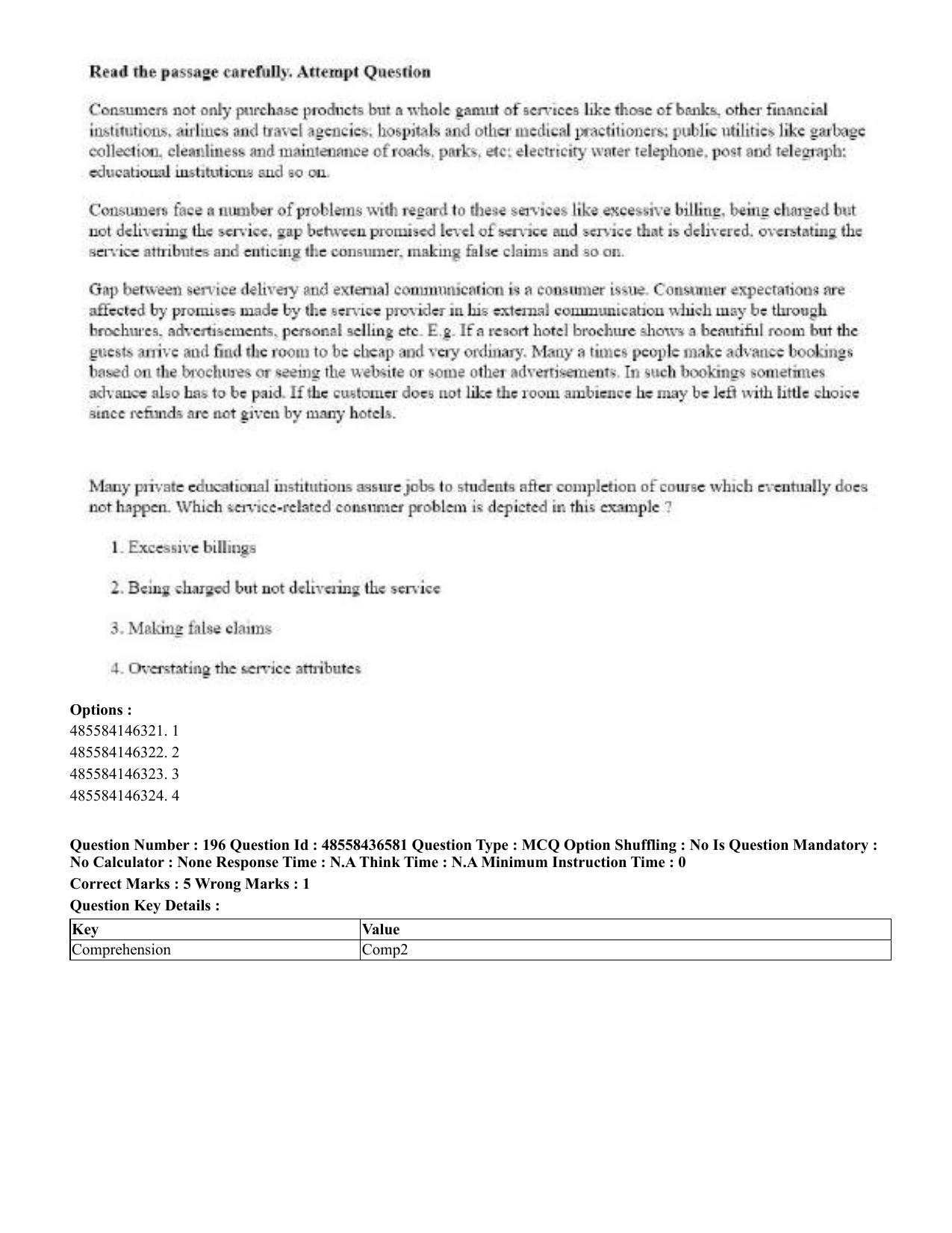 CUET 2023 English Hindi Shift 3 Question Papers  - Page 235