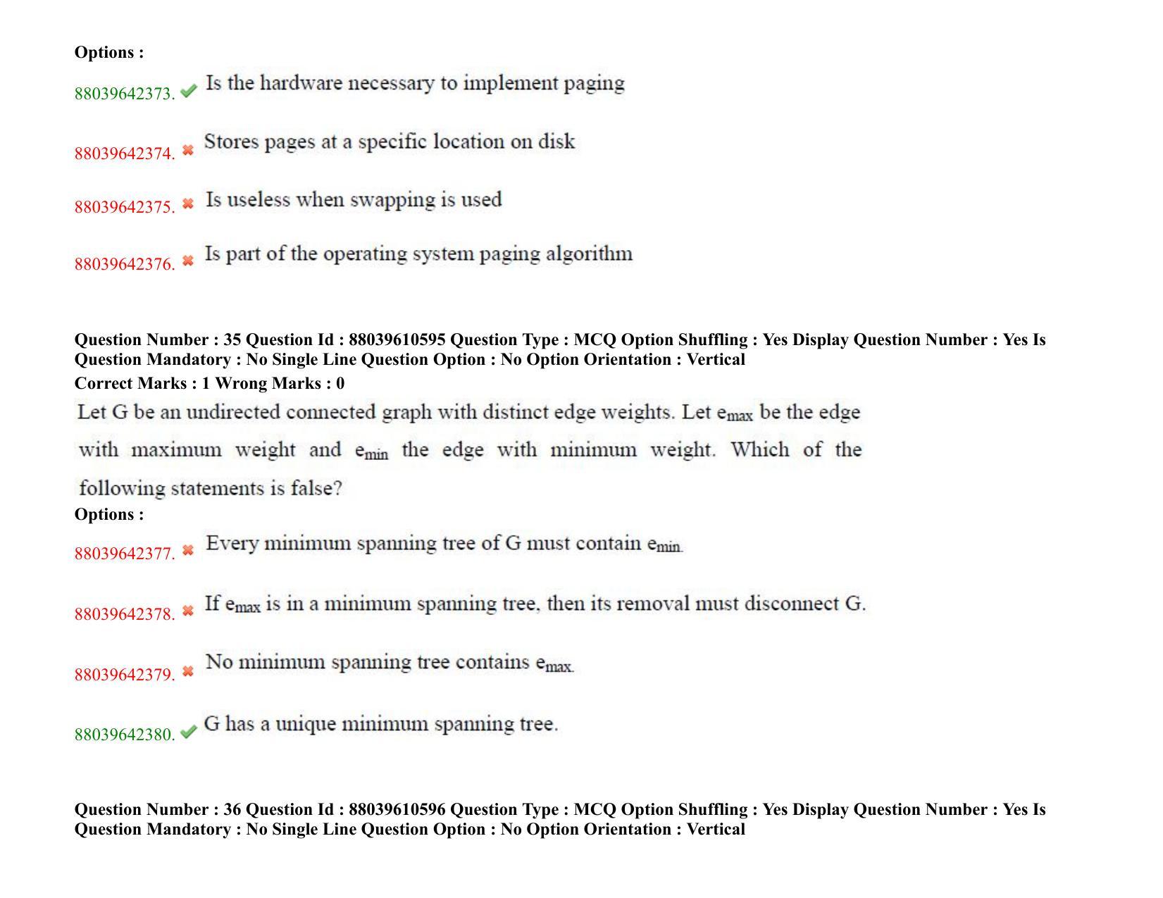 TS PGECET 2020: Computer Science and Information Technology Question Papers - Page 21