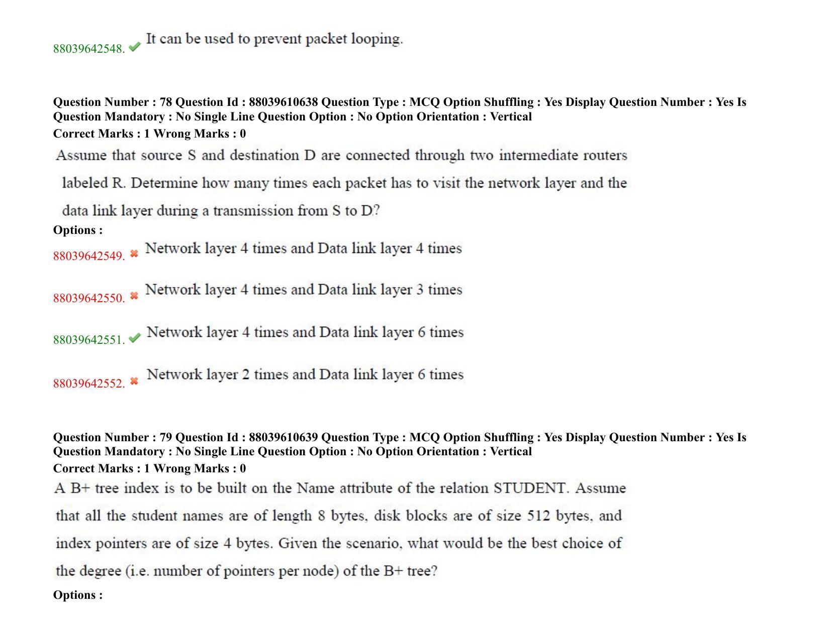 TS PGECET 2020: Computer Science and Information Technology Question Papers - Page 46