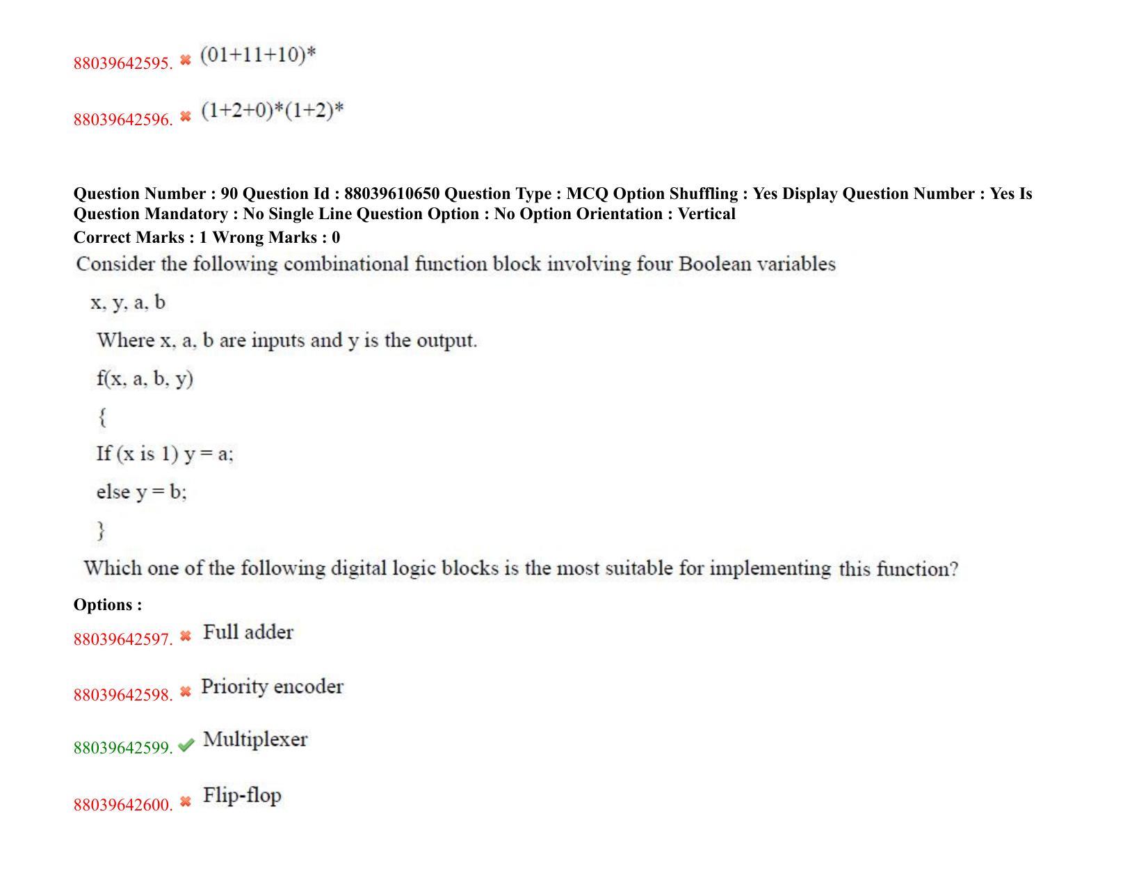 TS PGECET 2020: Computer Science and Information Technology Question Papers - Page 53