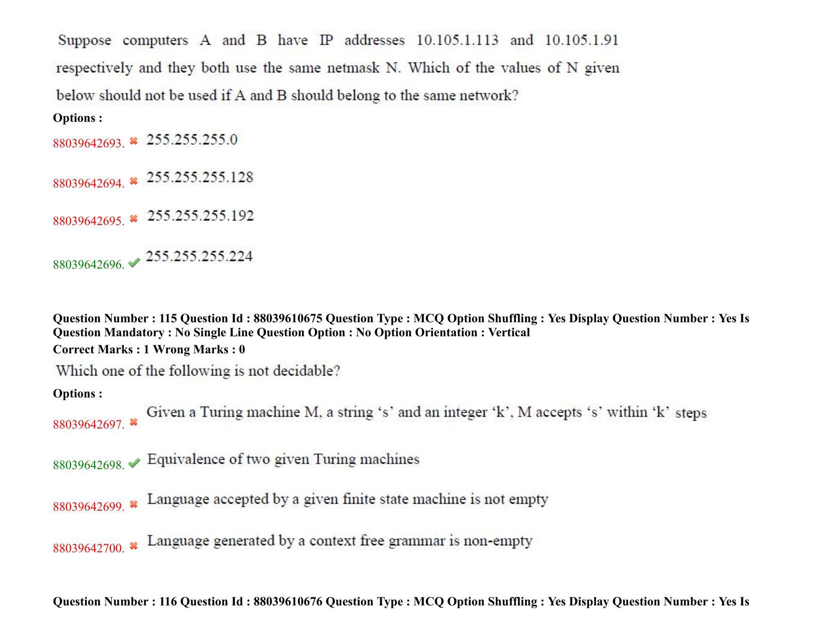 TS PGECET 2020: Computer Science and Information Technology Question Papers - Page 68