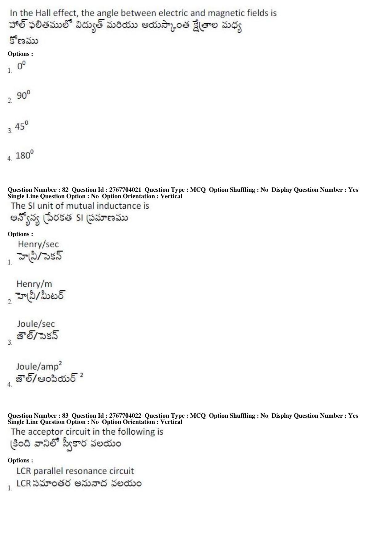AP EDCET 2019 Physical Science Question Paper - Page 36