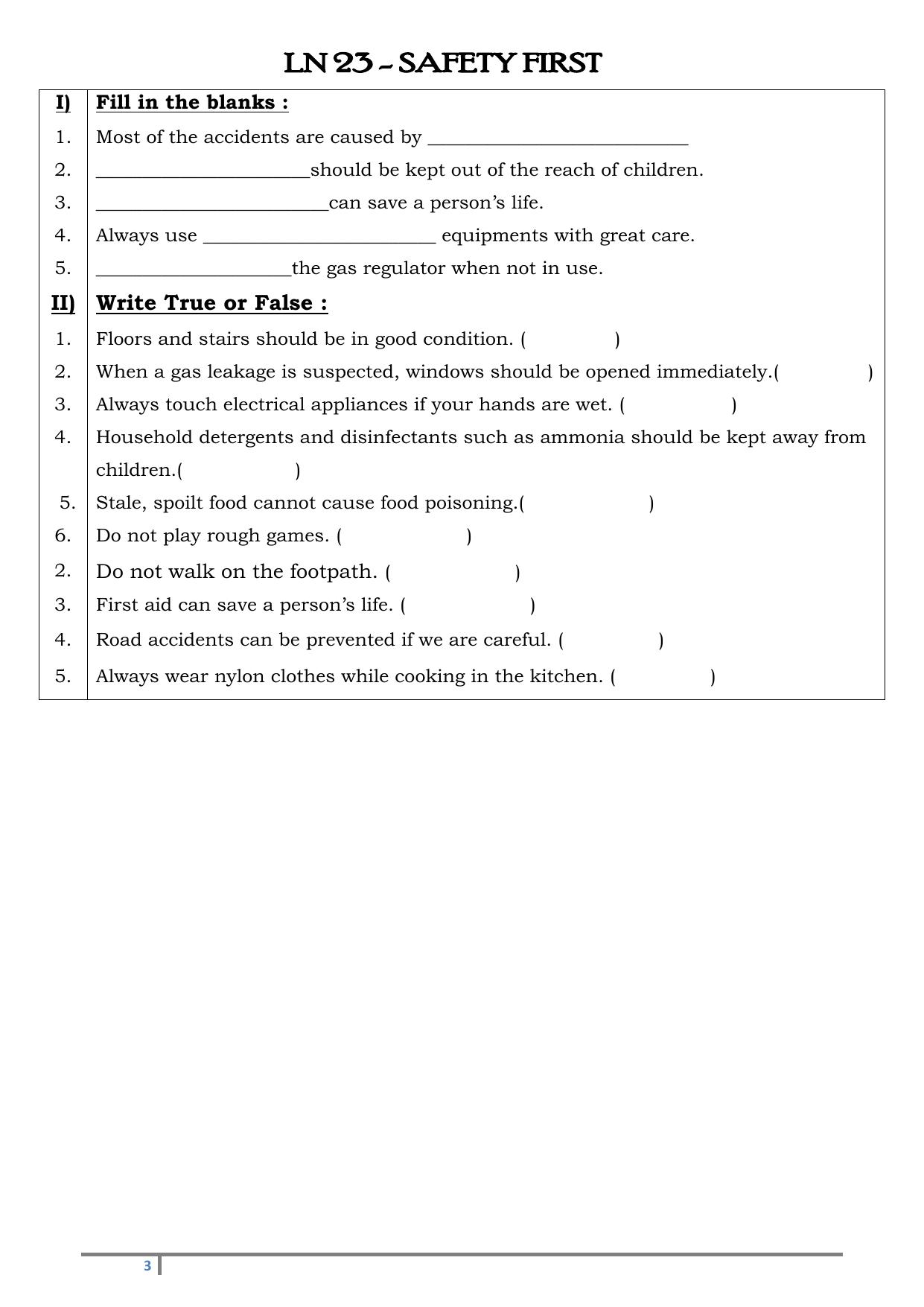 Worksheet for Class 4 Environmental Studies Public Property Assignment - Page 3