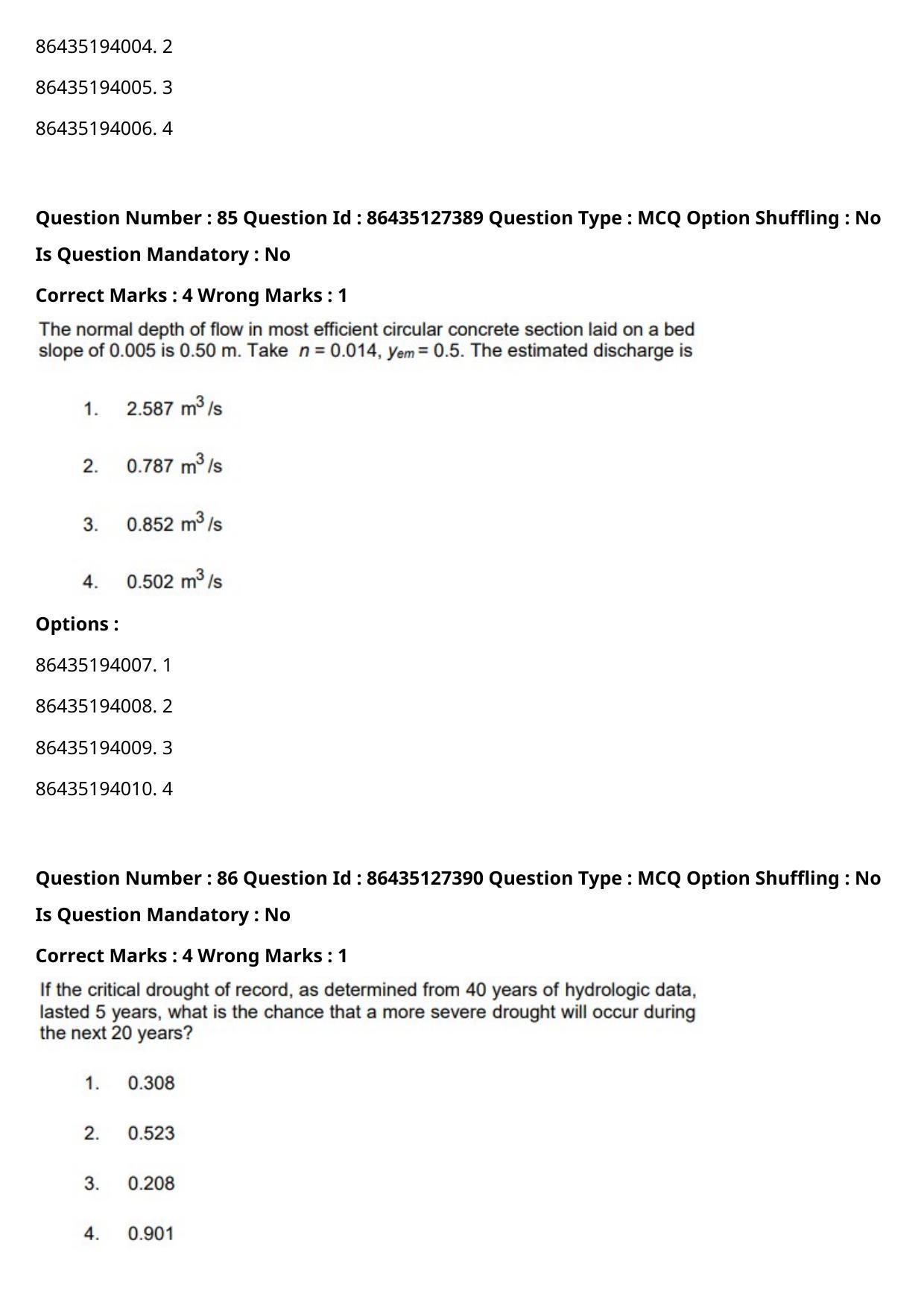 CUET PG 2021 PGQP57 Question Paper - Page 45