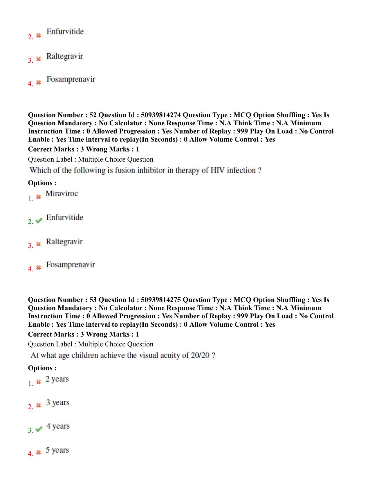 BHU RET Pediatrics 2020 Question Paper - Page 33