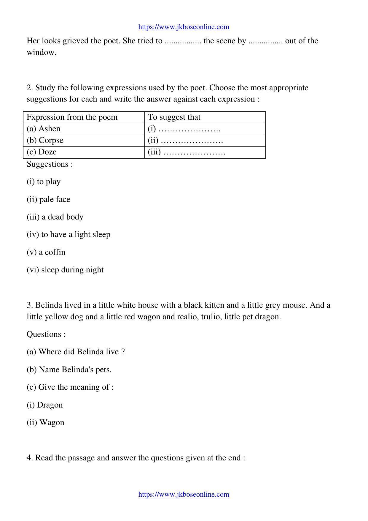 JKBOSE CLASS 10 English 22100-Y-2019 - Page 2