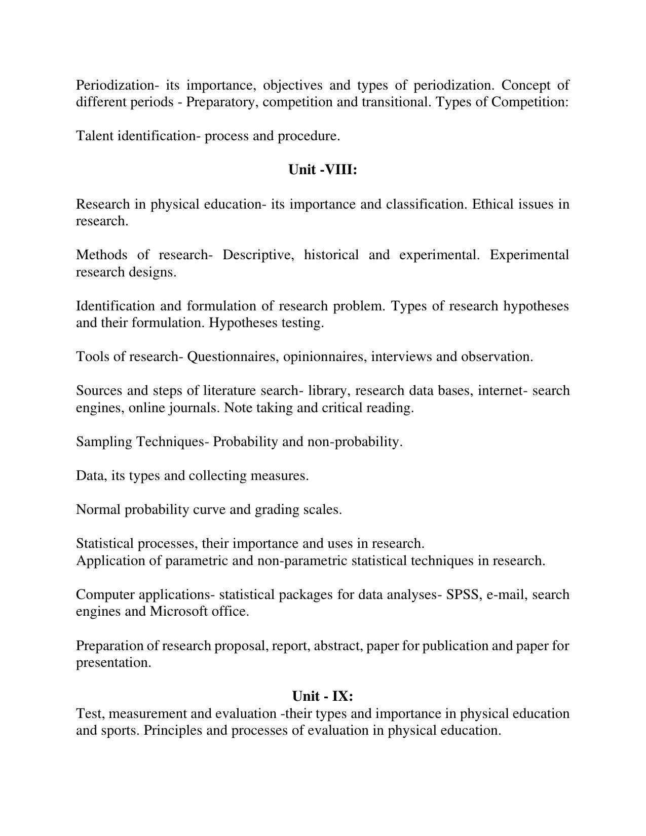 AP RCET Physical Education Syllabus - Page 6