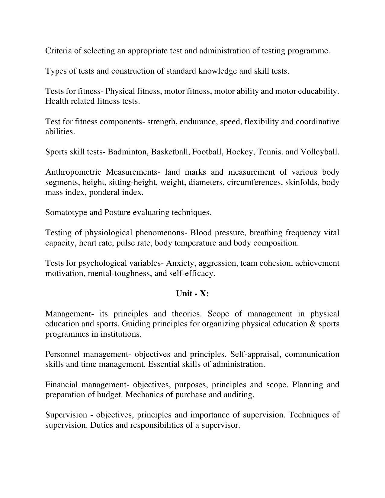 AP RCET Physical Education Syllabus - Page 7