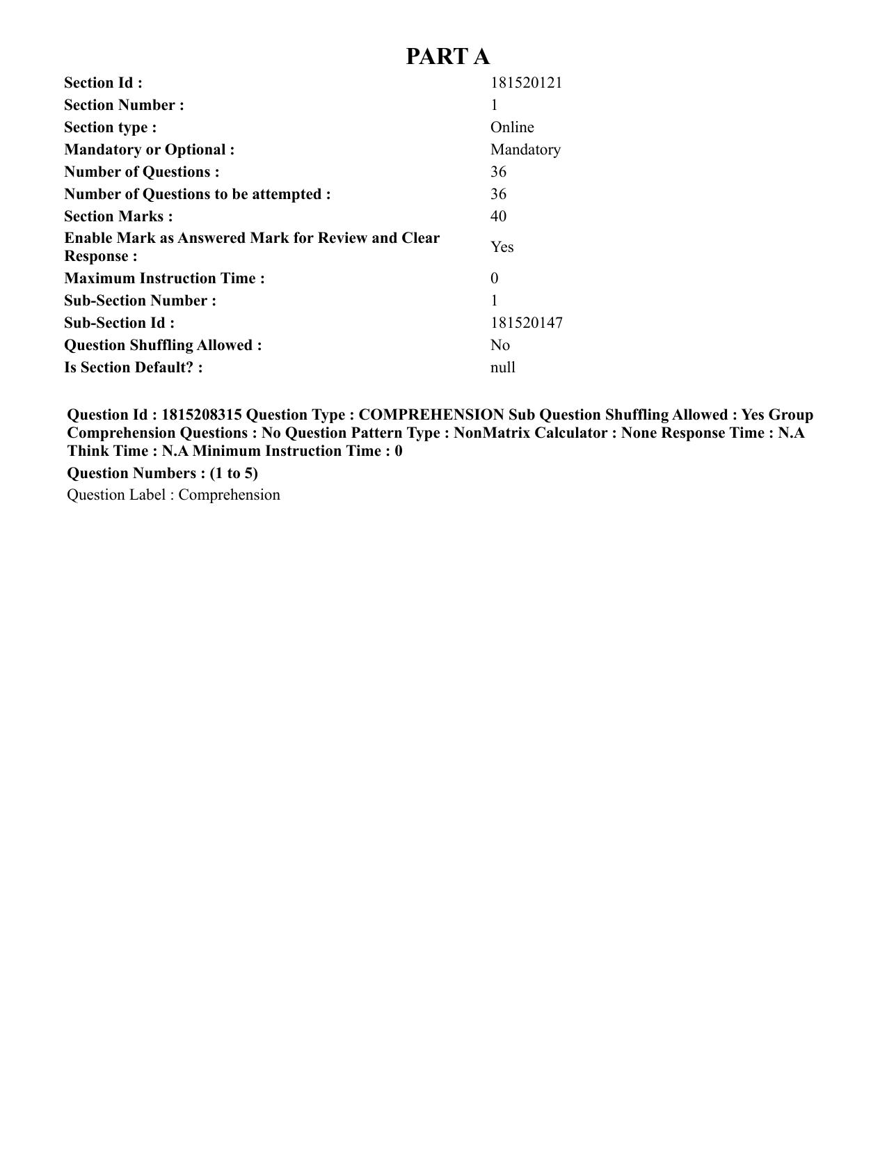 TS CPGET 2023 M.B.A (5 years Integrated) Shift 3 Question Paper with Answer Key - Page 2
