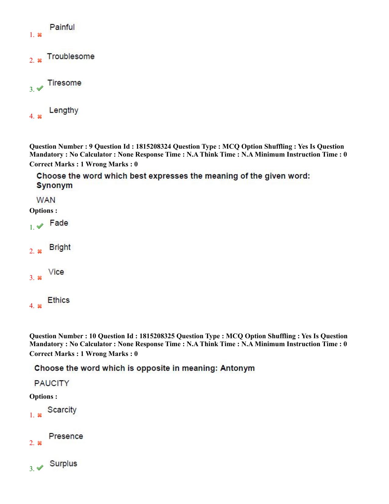 TS CPGET 2023 M.B.A (5 years Integrated) Shift 3 Question Paper with Answer Key - Page 8