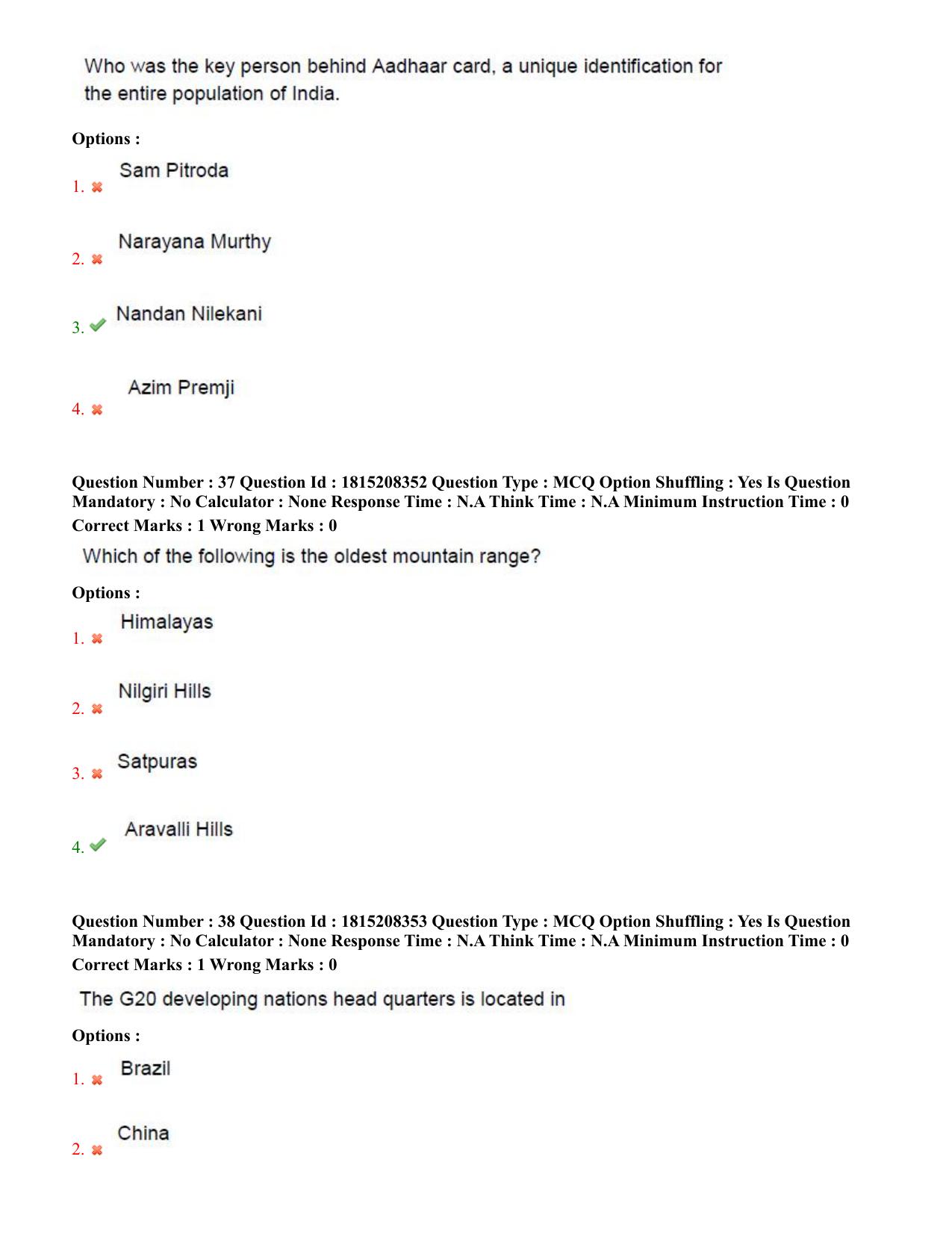 TS CPGET 2023 M.B.A (5 years Integrated) Shift 3 Question Paper with Answer Key - Page 21