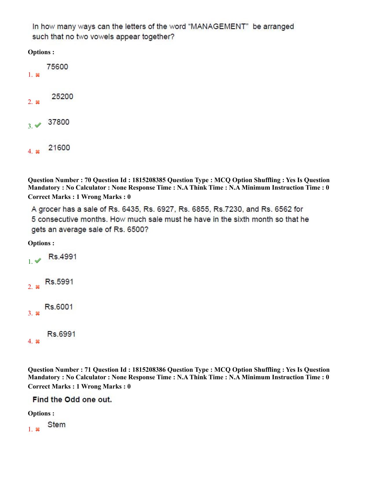 TS CPGET 2023 M.B.A (5 years Integrated) Shift 3 Question Paper with Answer Key - Page 35