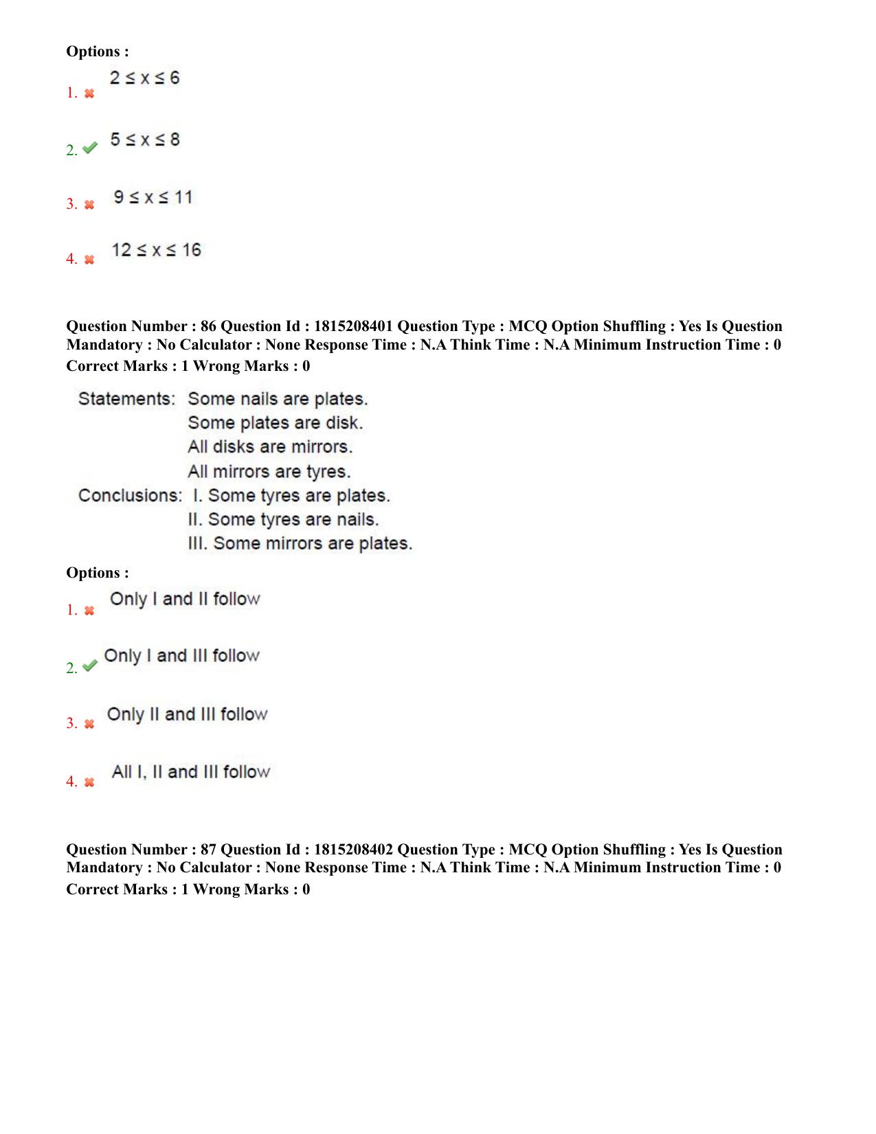 TS CPGET 2023 M.B.A (5 years Integrated) Shift 3 Question Paper with Answer Key - Page 43