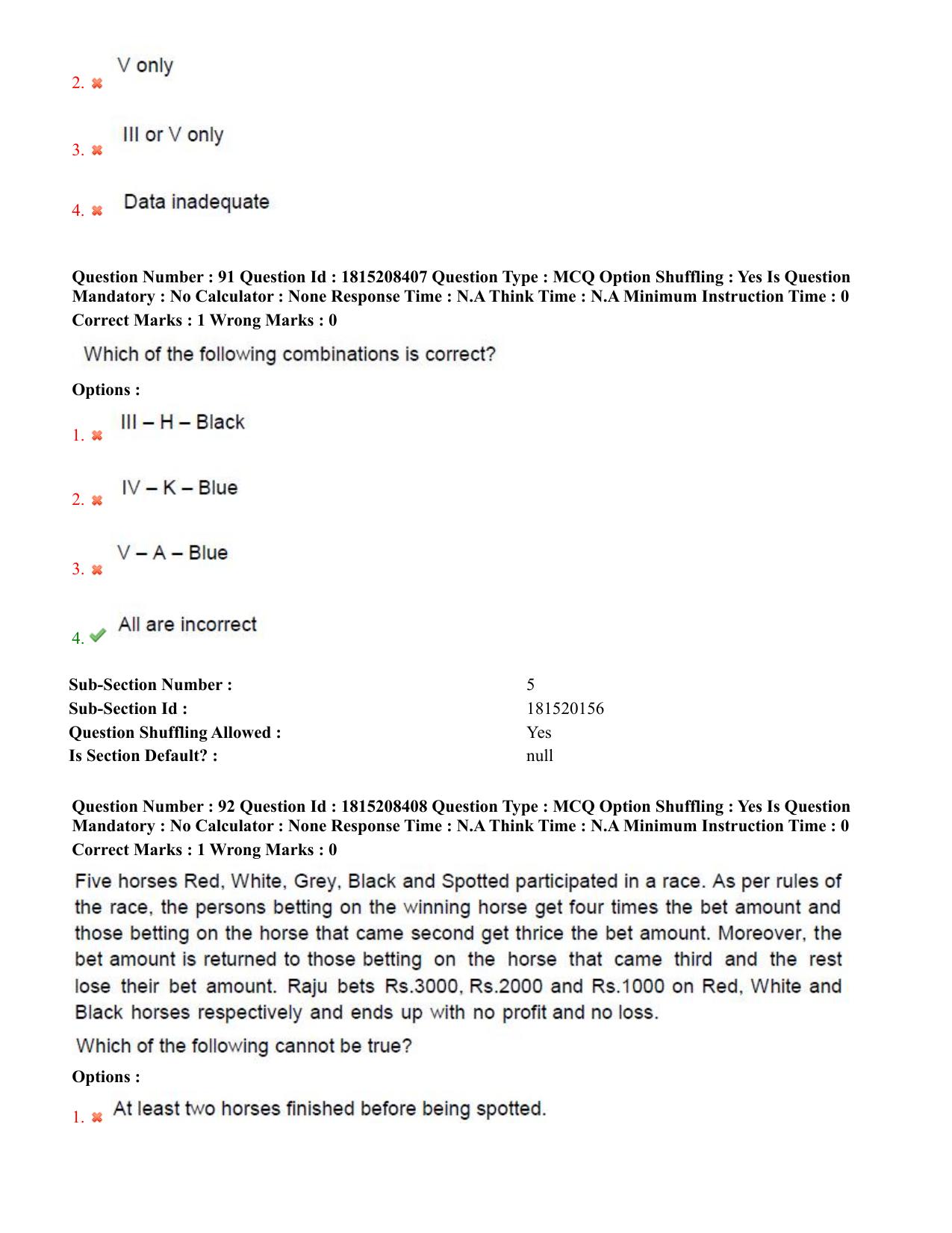 TS CPGET 2023 M.B.A (5 years Integrated) Shift 3 Question Paper with Answer Key - Page 46