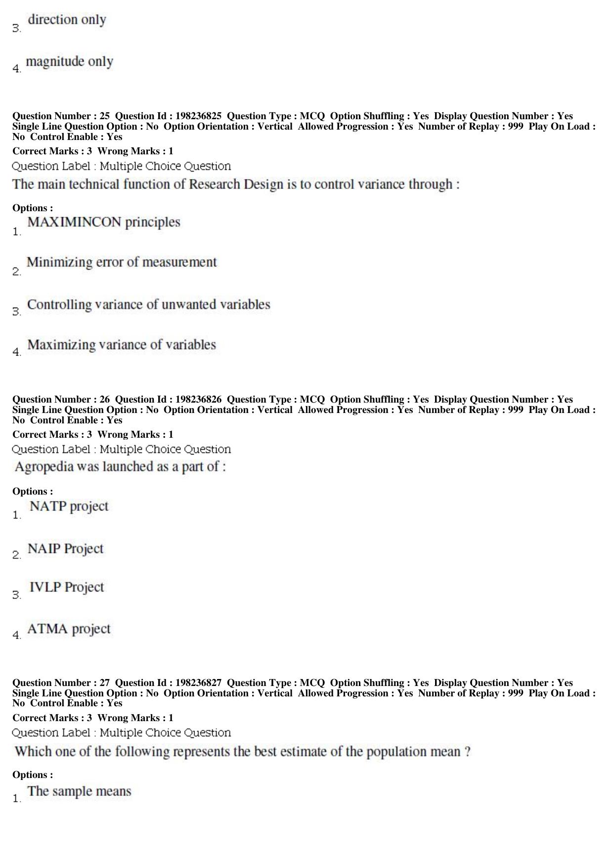 BHU RET Food Sc. Tech. 2019 Question Paper  - Page 10