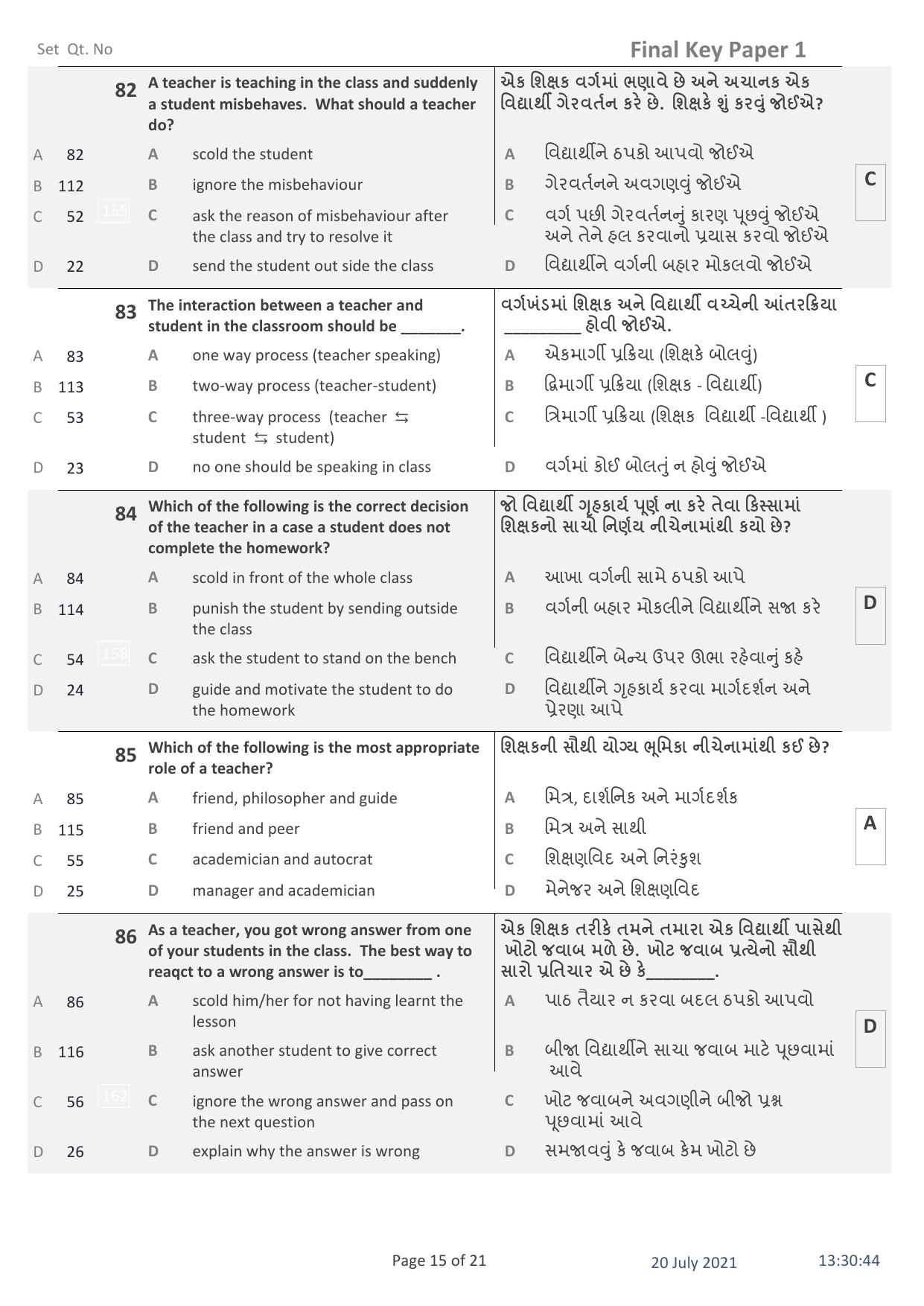 IITE Entrance Exam (i3T) Paper 1 Question Paper with Answer Key - Page 15