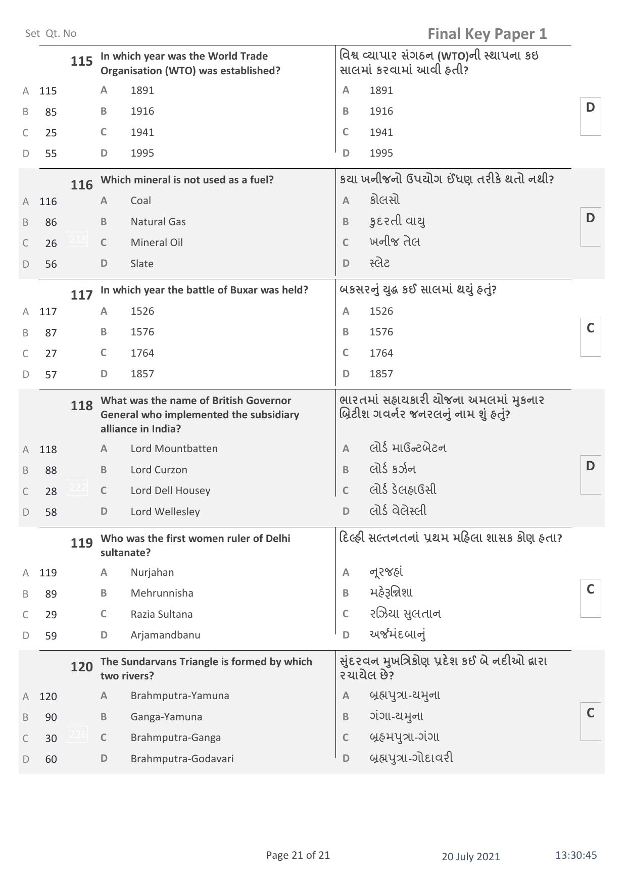 IITE Entrance Exam (i3T) Paper 1 Question Paper with Answer Key - Page 21