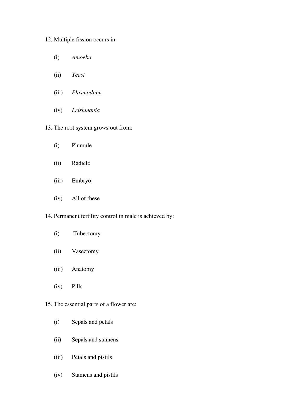JKBOSE Class 10 HOW DO ORGANISMS REPRODUCE Question Bank - Page 2