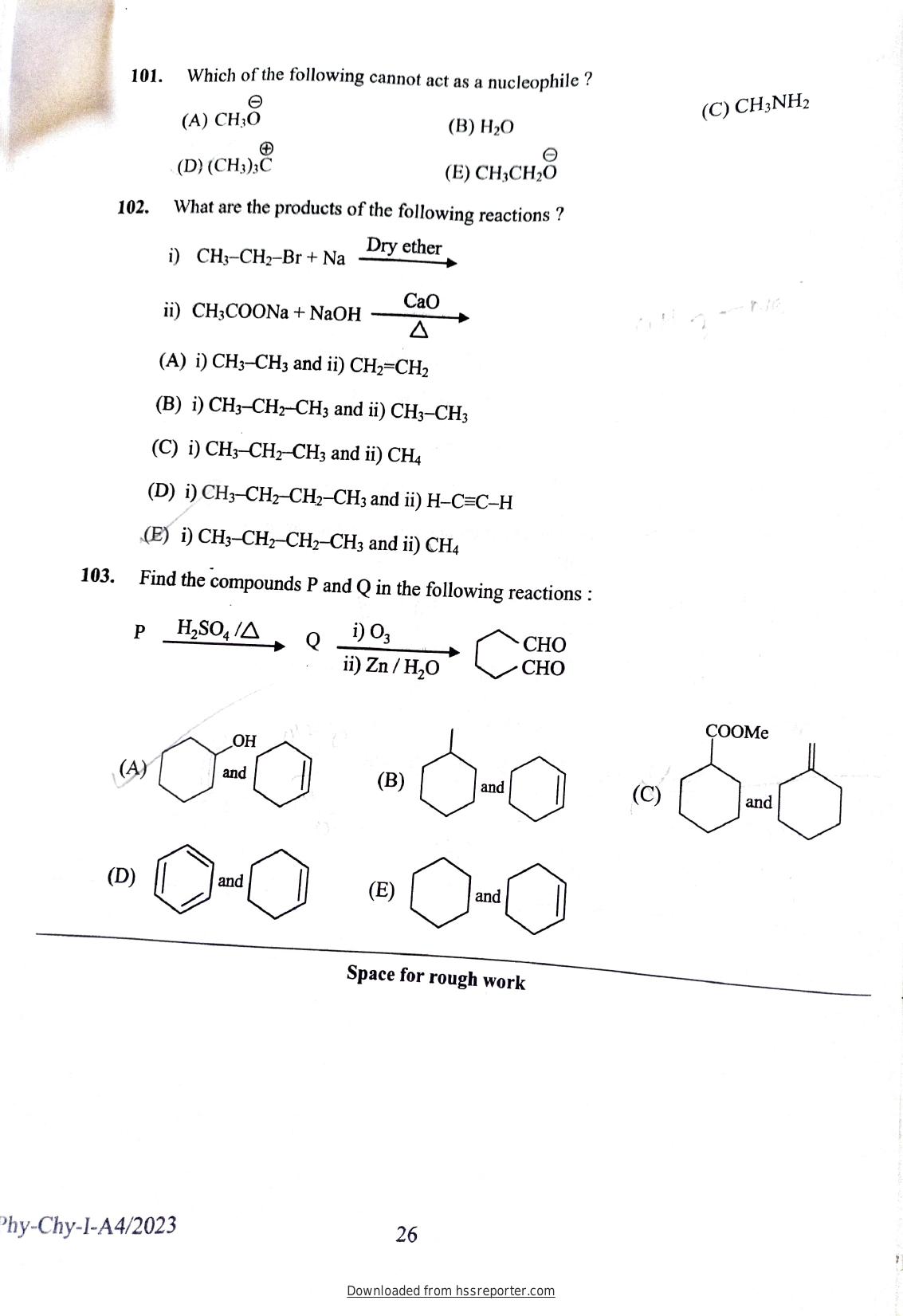 KEAM 2023 Paper 1 Question Paper - Page 24