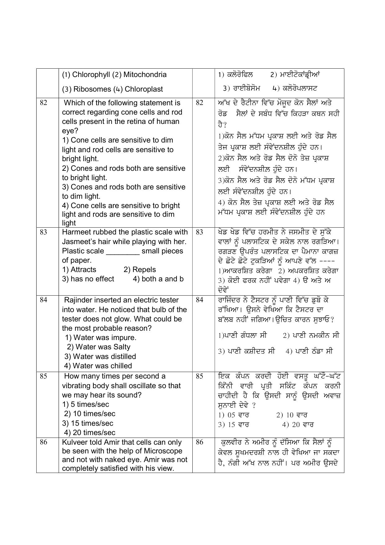 Punjab School of Eminence Class 9 Sample Question Paper - Page 15