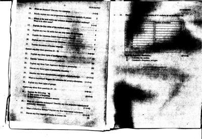 Nagaland Board Class 12 Psychology 2019 Question Papers - Page 1